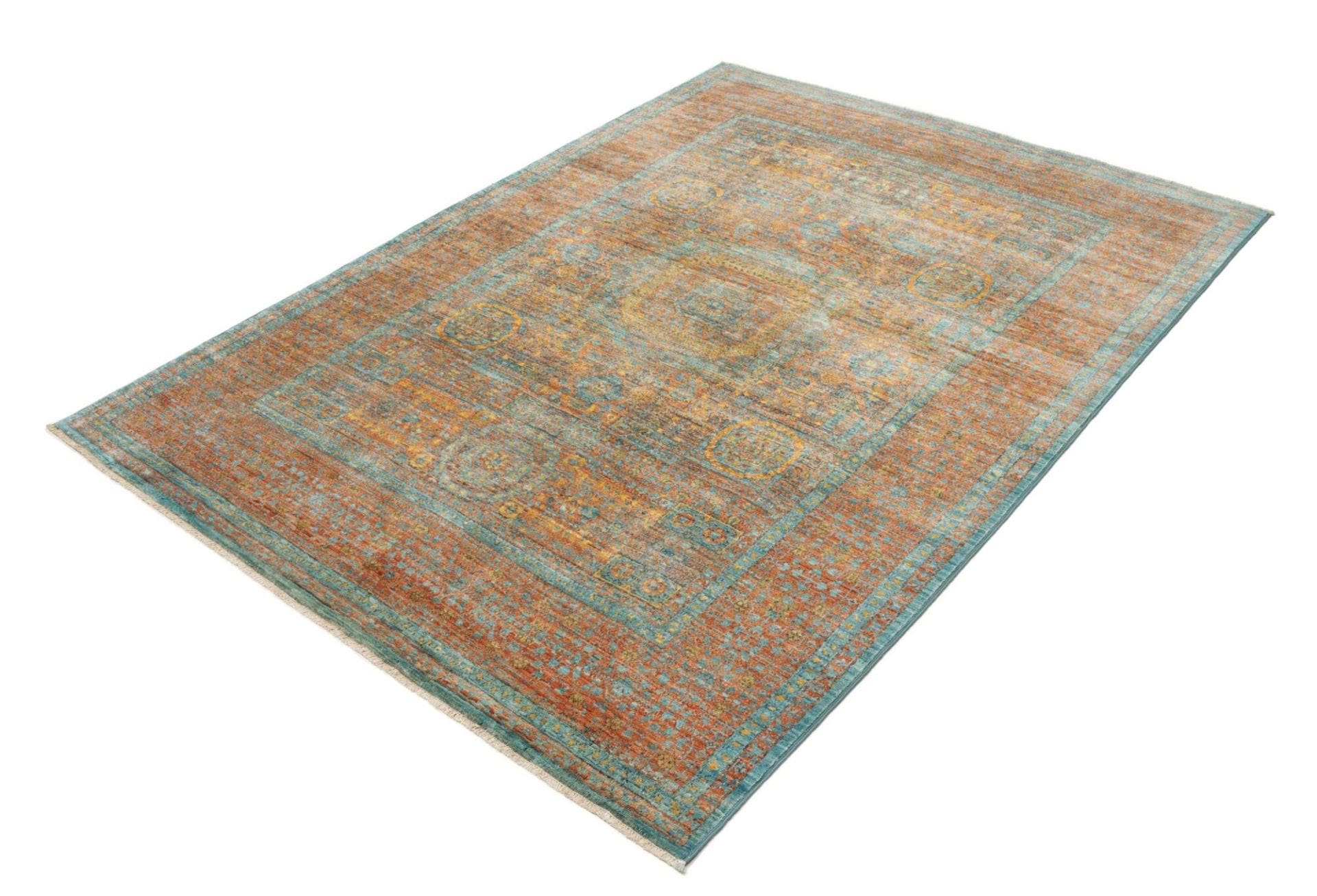 Handgeknüpfter Mamluk Orientteppich, 155 × 200 cm, Wolle