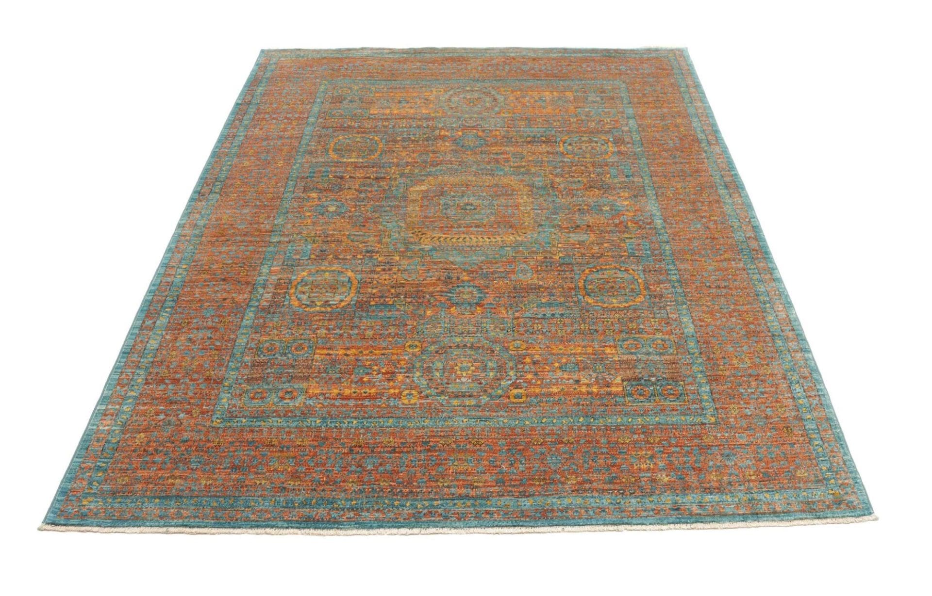 Handgeknüpfter Mamluk Orientteppich, 155 × 200 cm, Wolle