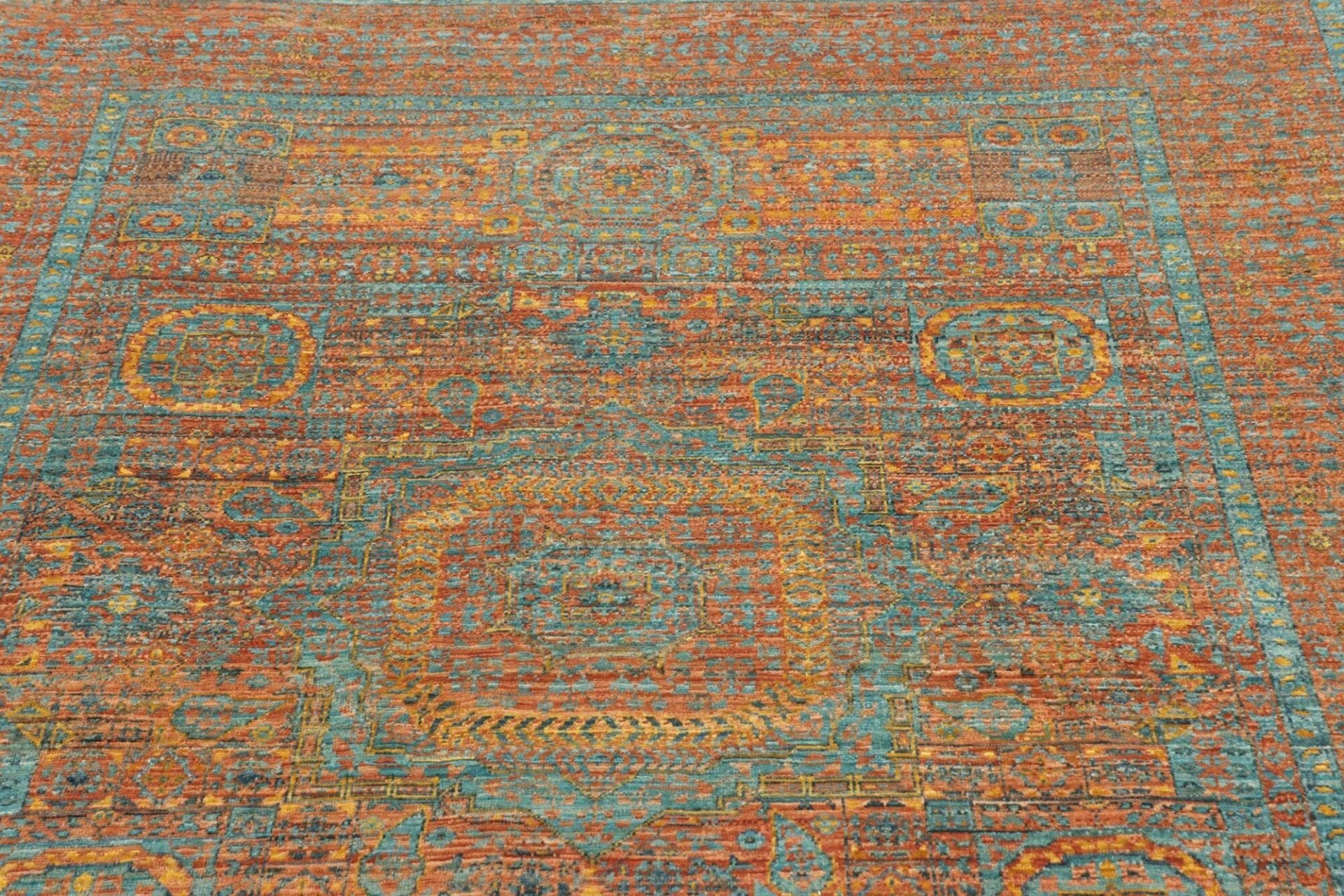 Handgeknüpfter Mamluk Orientteppich, 155 × 200 cm, Wolle