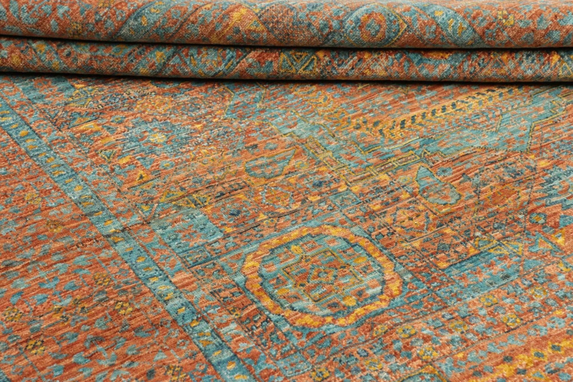 Handgeknüpfter Mamluk Orientteppich, 155 × 200 cm, Wolle