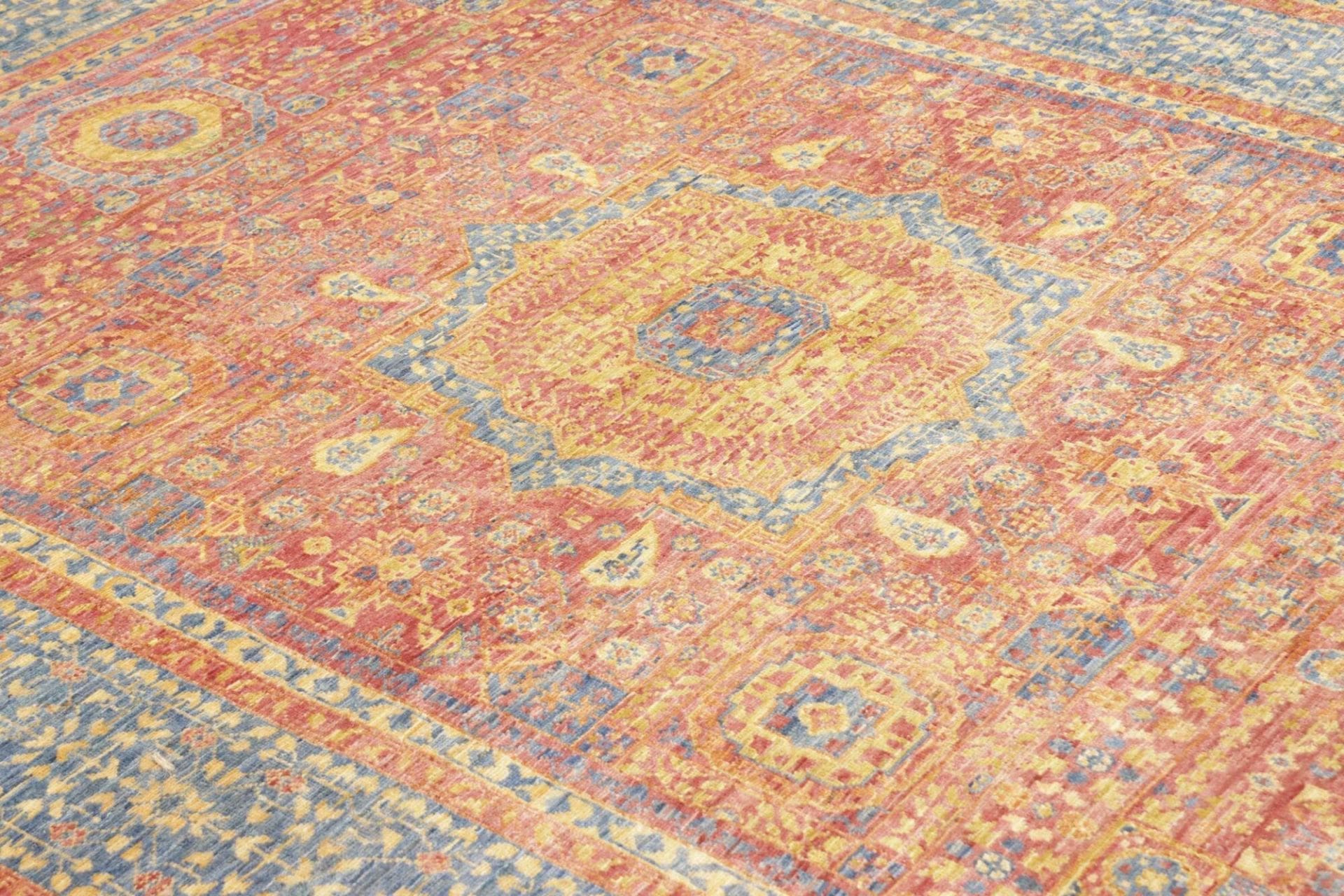 Handgeknüpfter Mamluk Orientteppich, 154 × 206 cm, Wolle
