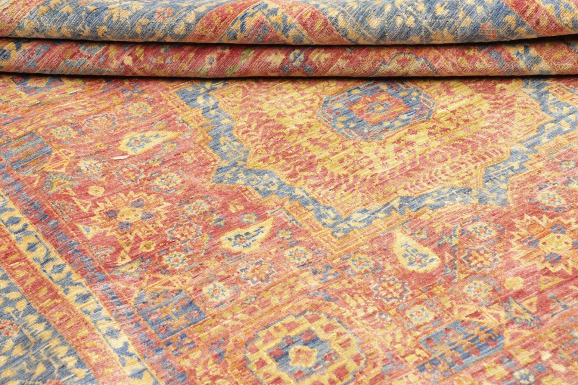 Handgeknüpfter Mamluk Orientteppich, 154 × 206 cm, Wolle