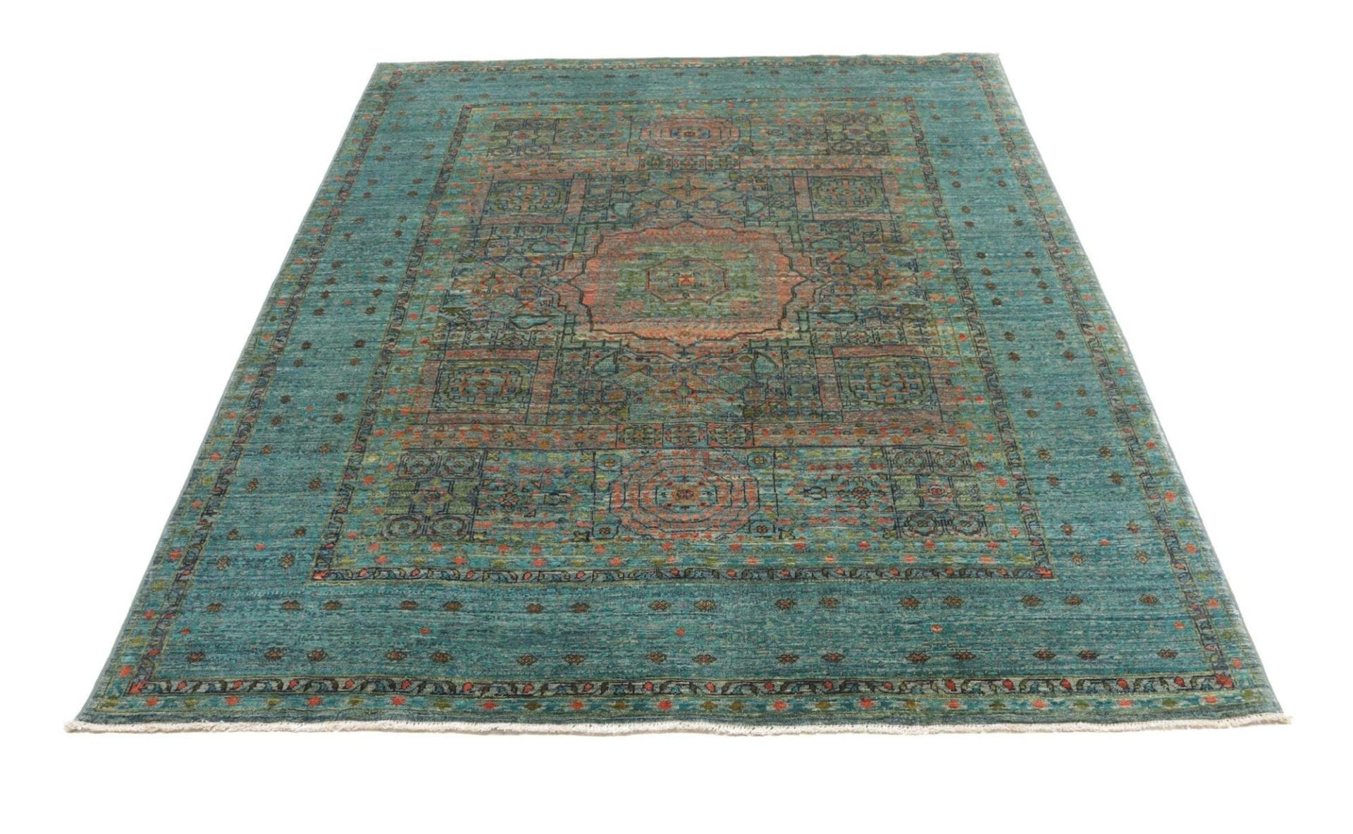 Mamluk Orientteppich aus Pakistan, 159 × 200 cm