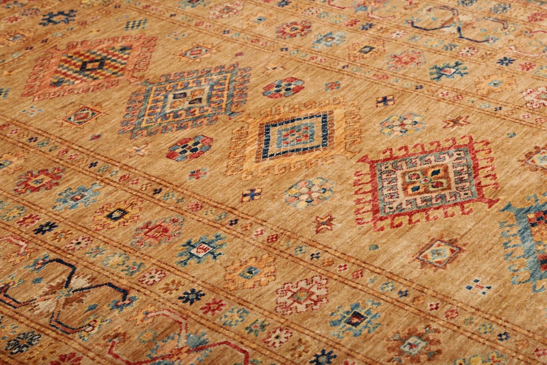 Kazak Orientteppich 152 × 205 cm aus Wolle, handgeknüpft