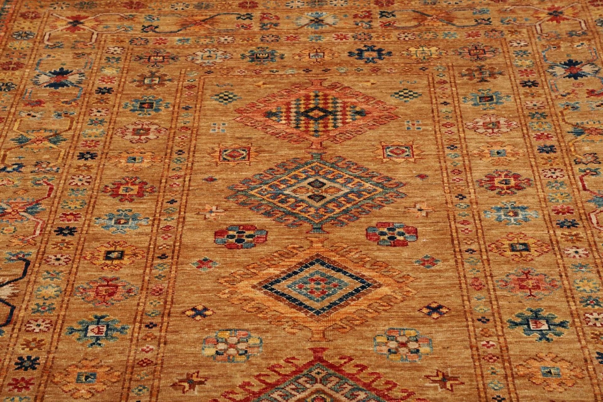 Kazak Orientteppich 152 × 205 cm aus Wolle, handgeknüpft