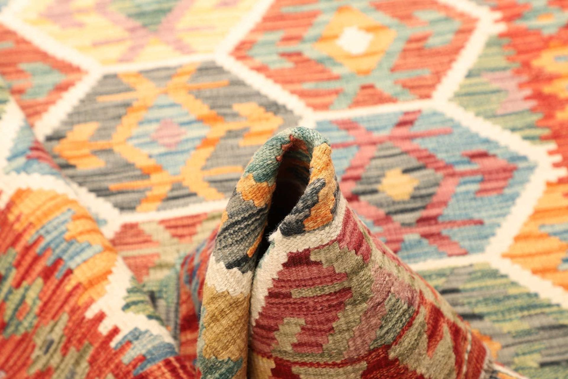 Kelim aus Pakistan, 129 × 176 cm