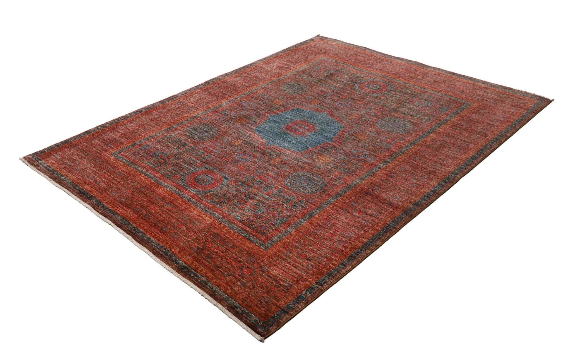 Handgeknüpfter Mamluk Orientteppich, 155 × 200 cm, Wolle