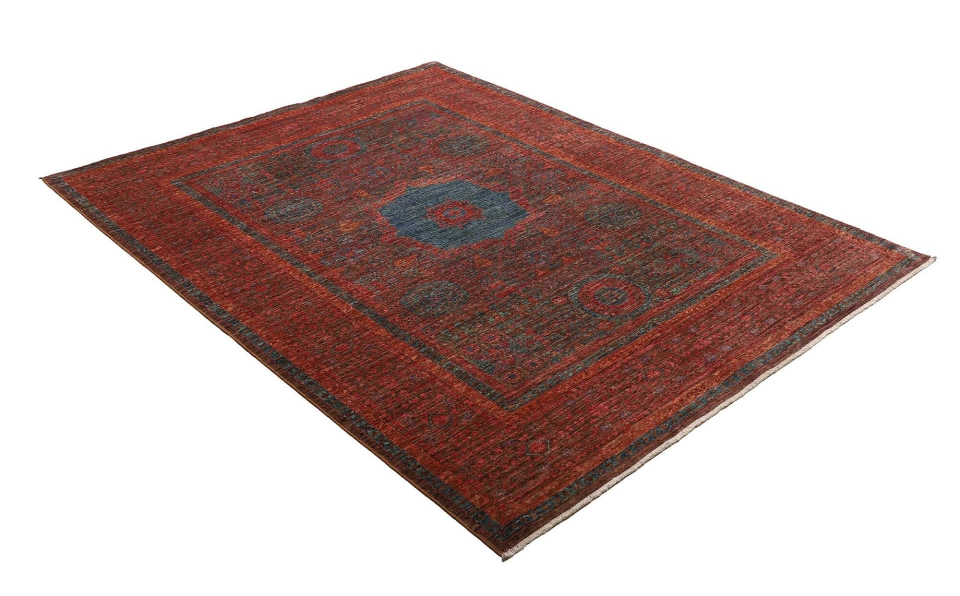 Handgeknüpfter Mamluk Orientteppich, 155 × 200 cm, Wolle