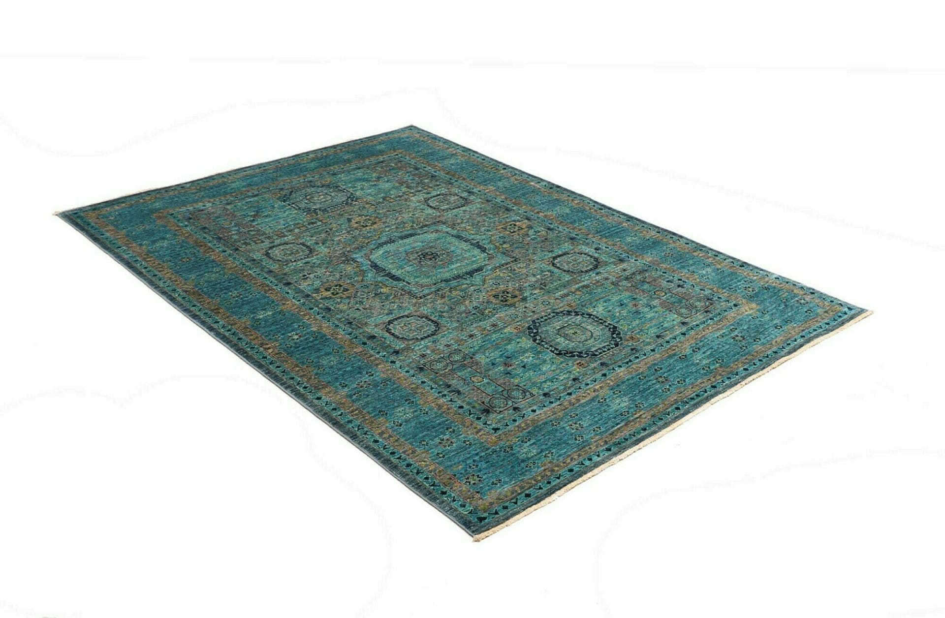 Mamluk Orientteppich aus Pakistan, 132 × 186 cm