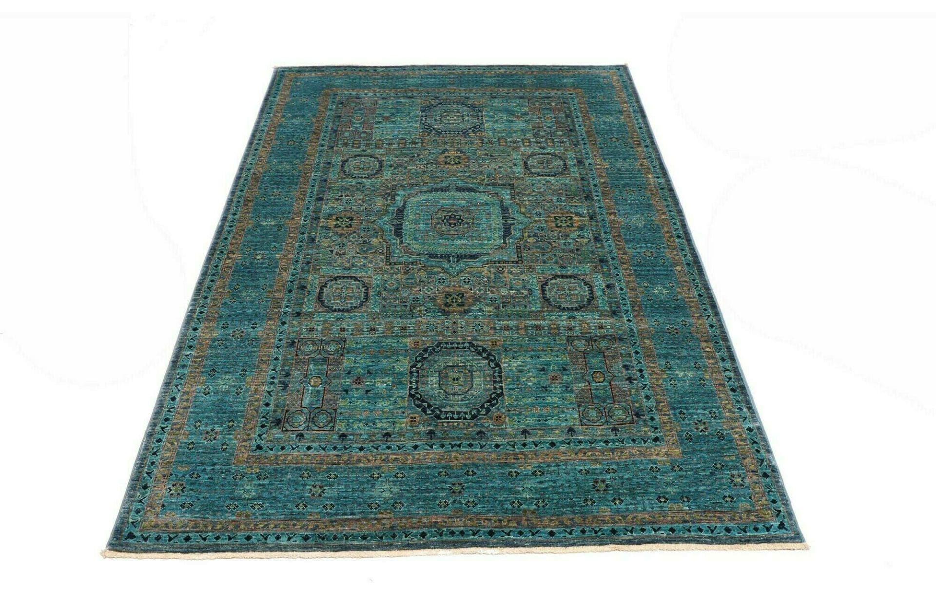 Mamluk Orientteppich aus Pakistan, 132 × 186 cm