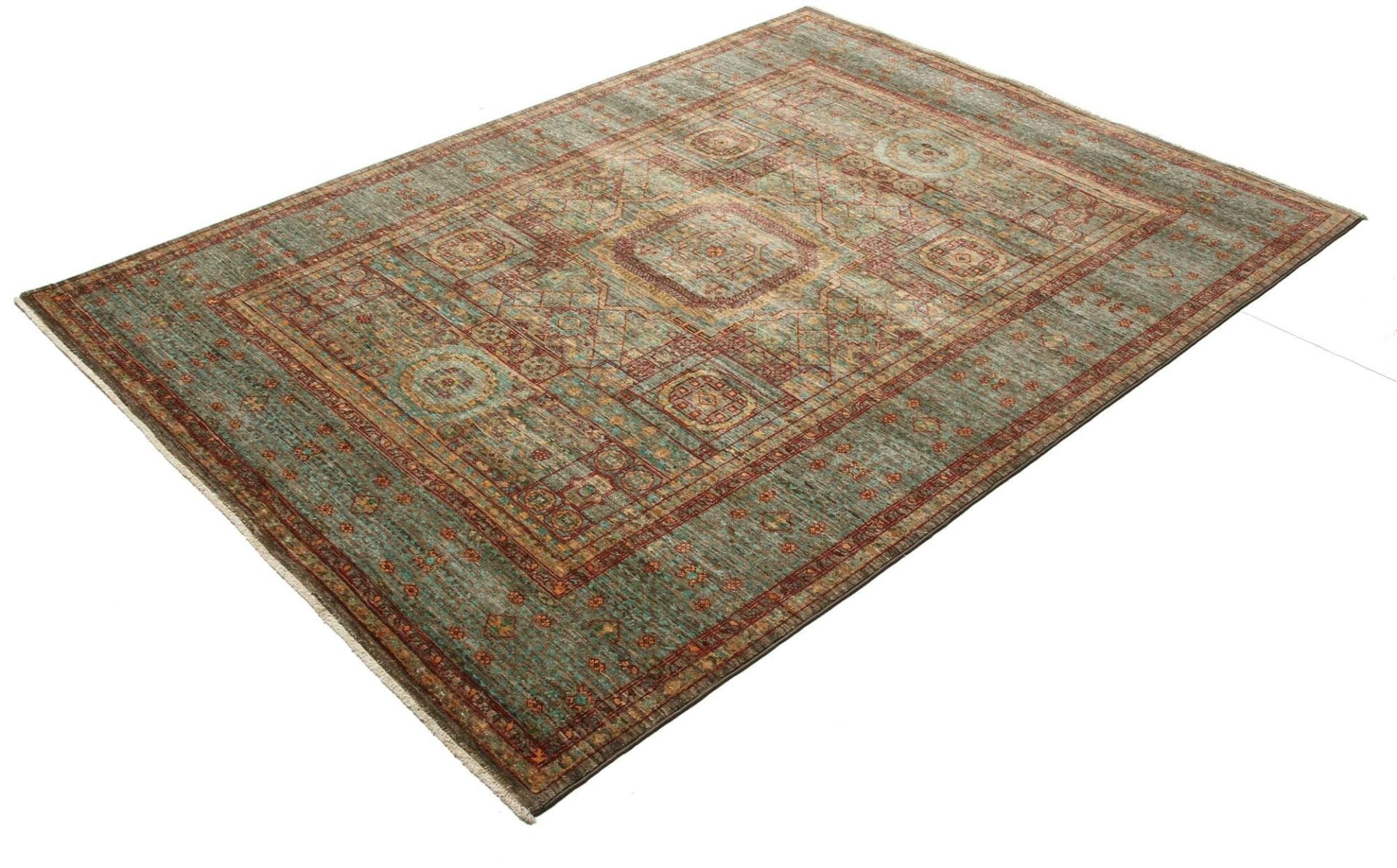 Mamluk Orientteppich aus Pakistan, 156 × 207 cm