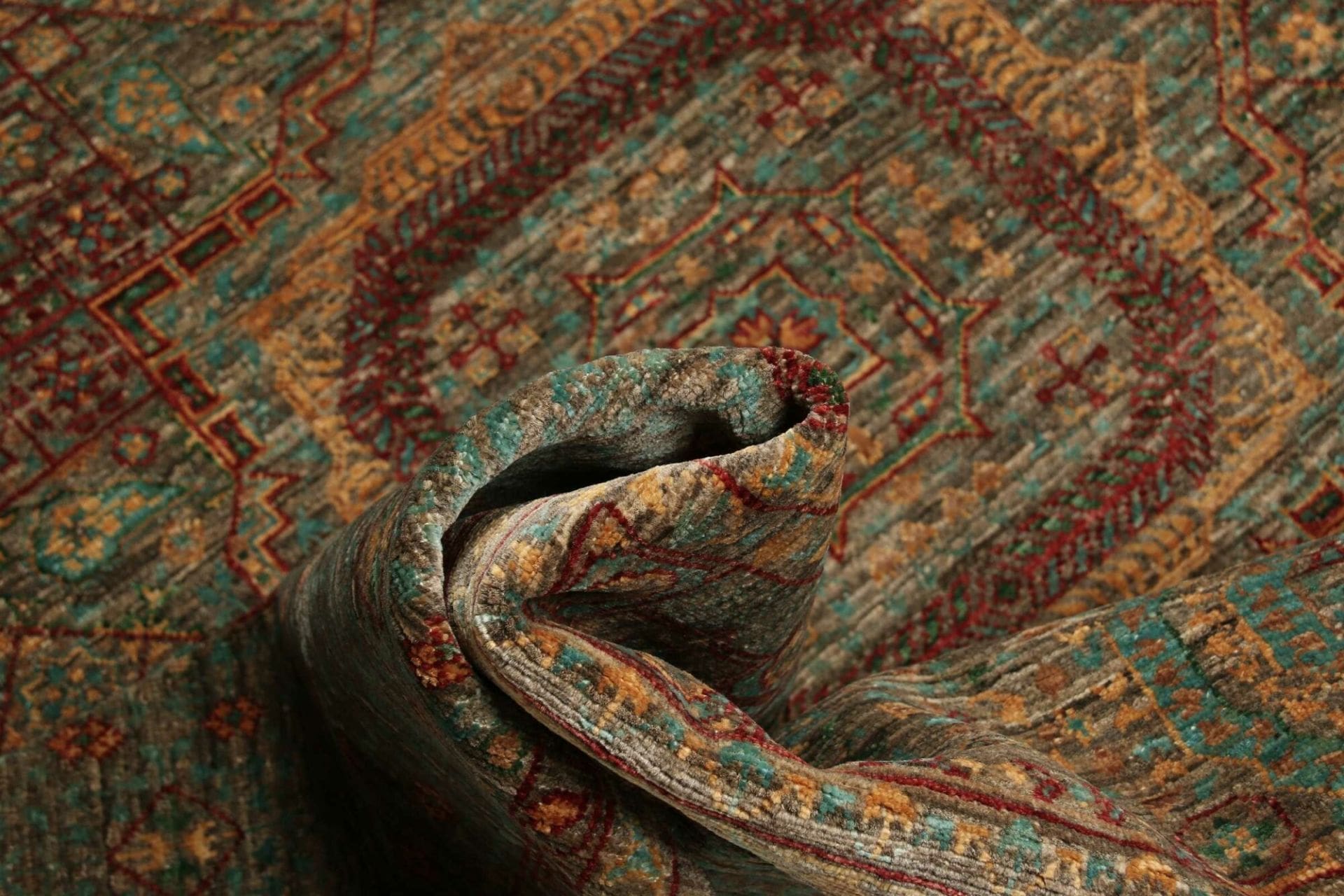 Mamluk Orientteppich aus Pakistan, 156 × 207 cm