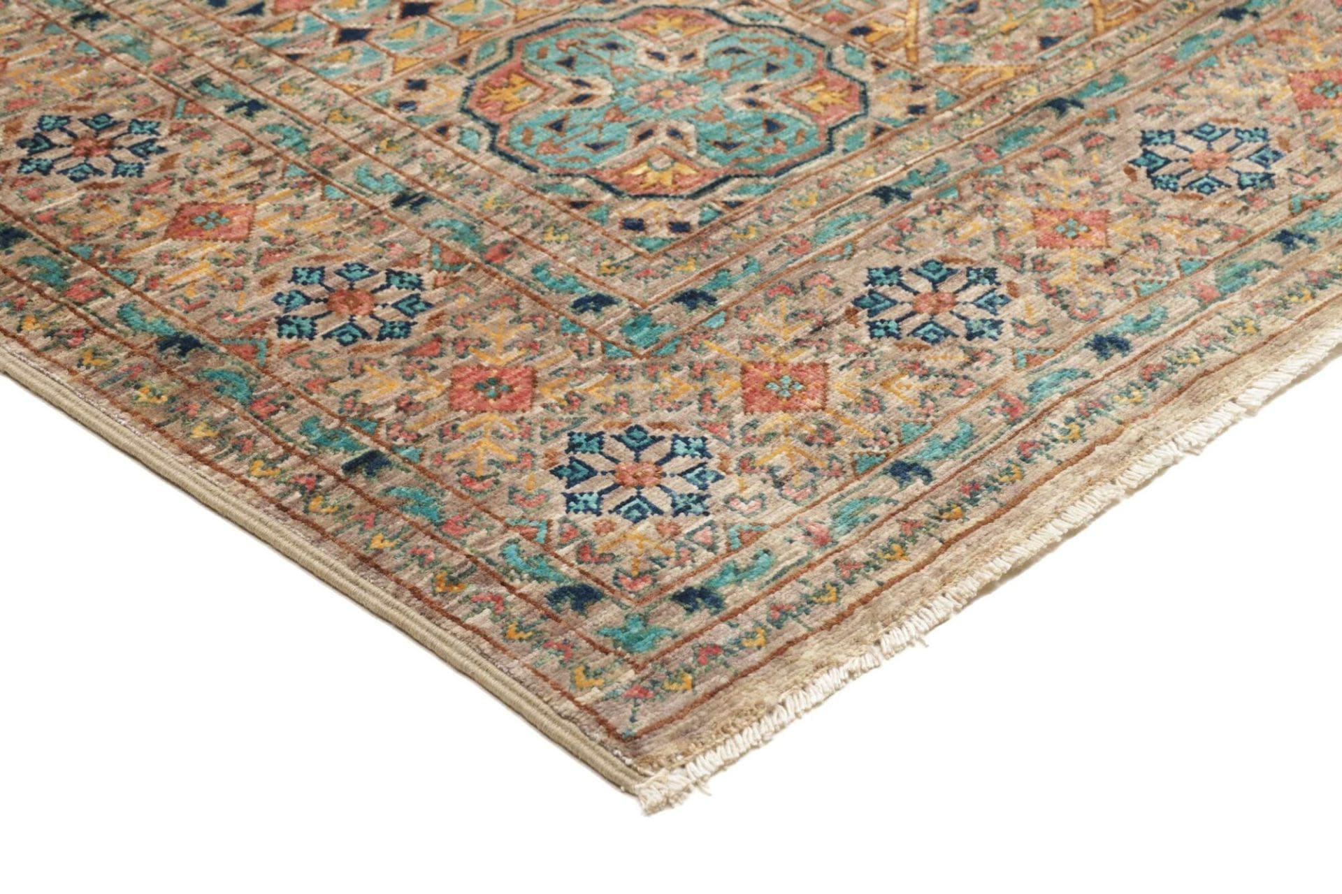 Handgeknüpfter Mamluk Orientteppich 129 × 182 cm