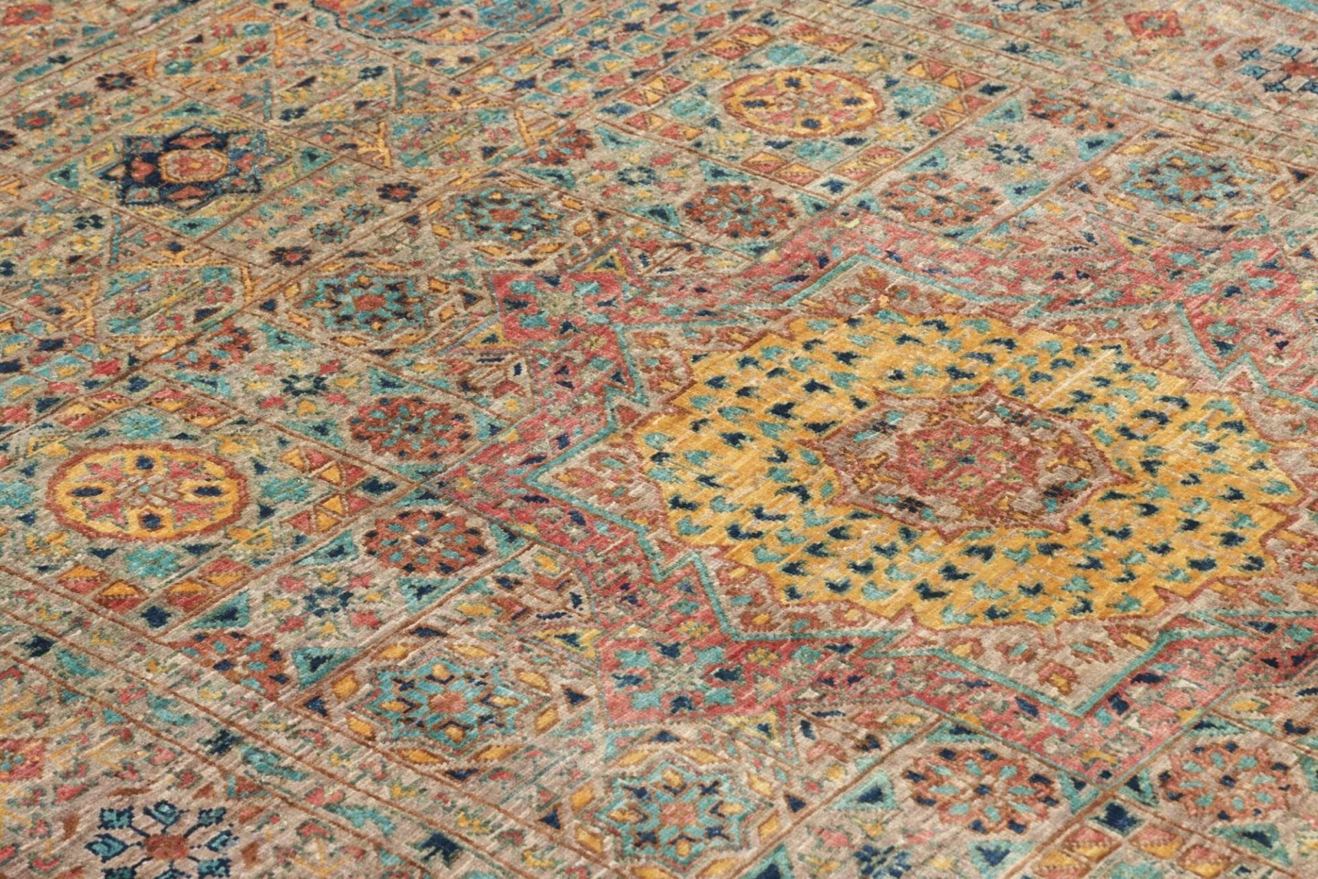 Handgeknüpfter Mamluk Orientteppich 129 × 182 cm