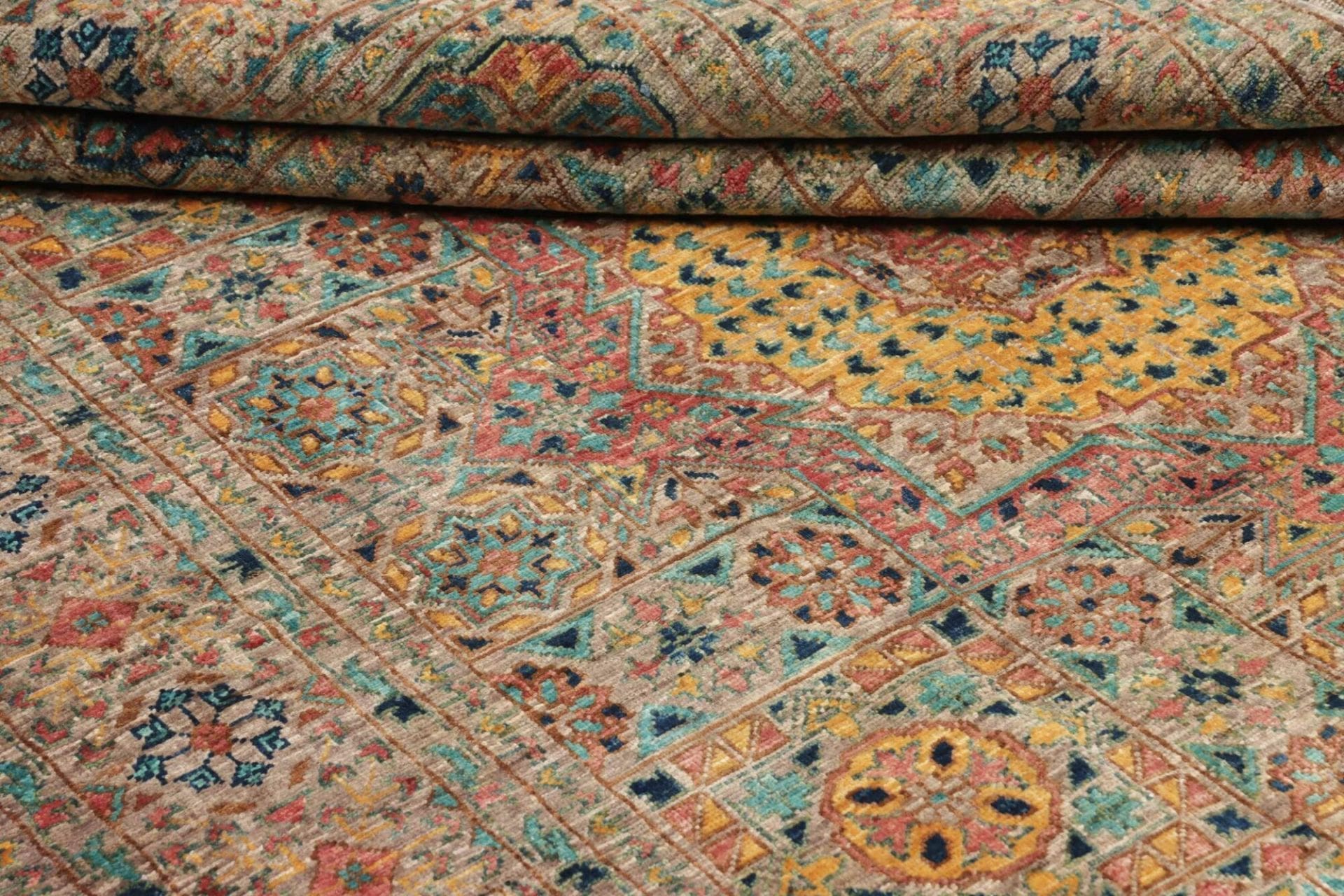 Handgeknüpfter Mamluk Orientteppich 129 × 182 cm