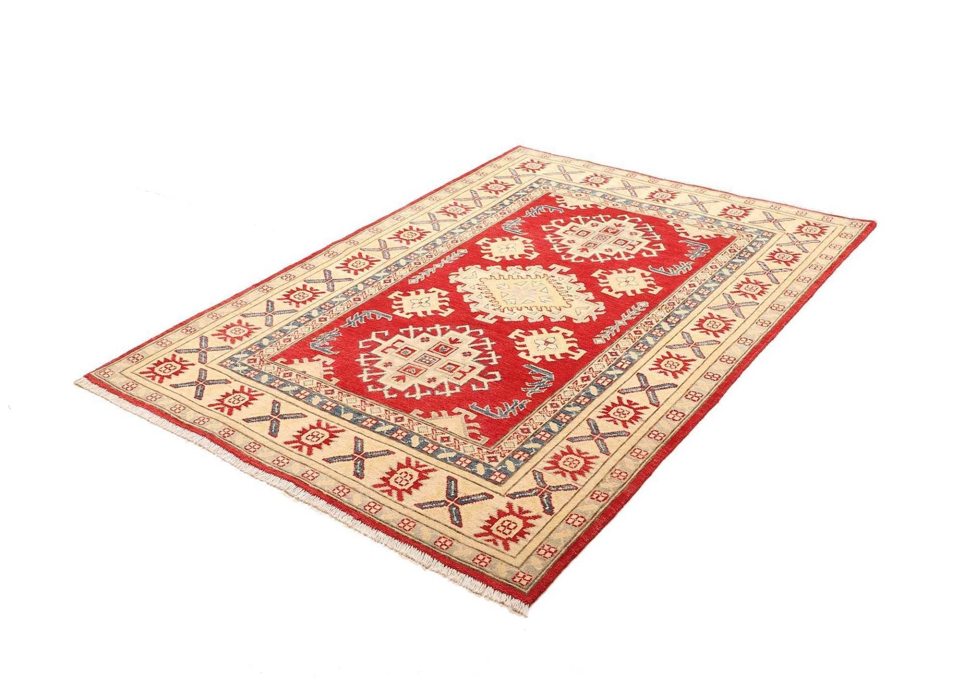 Kazak Orientteppich aus Pakistan, 133 × 181 cm