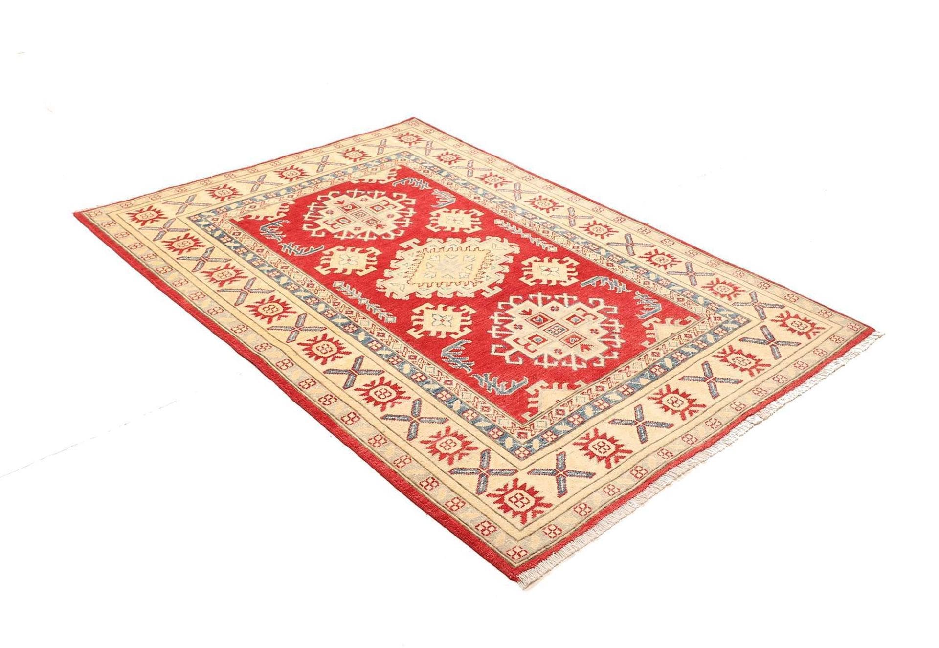 Kazak Orientteppich aus Pakistan, 133 × 181 cm
