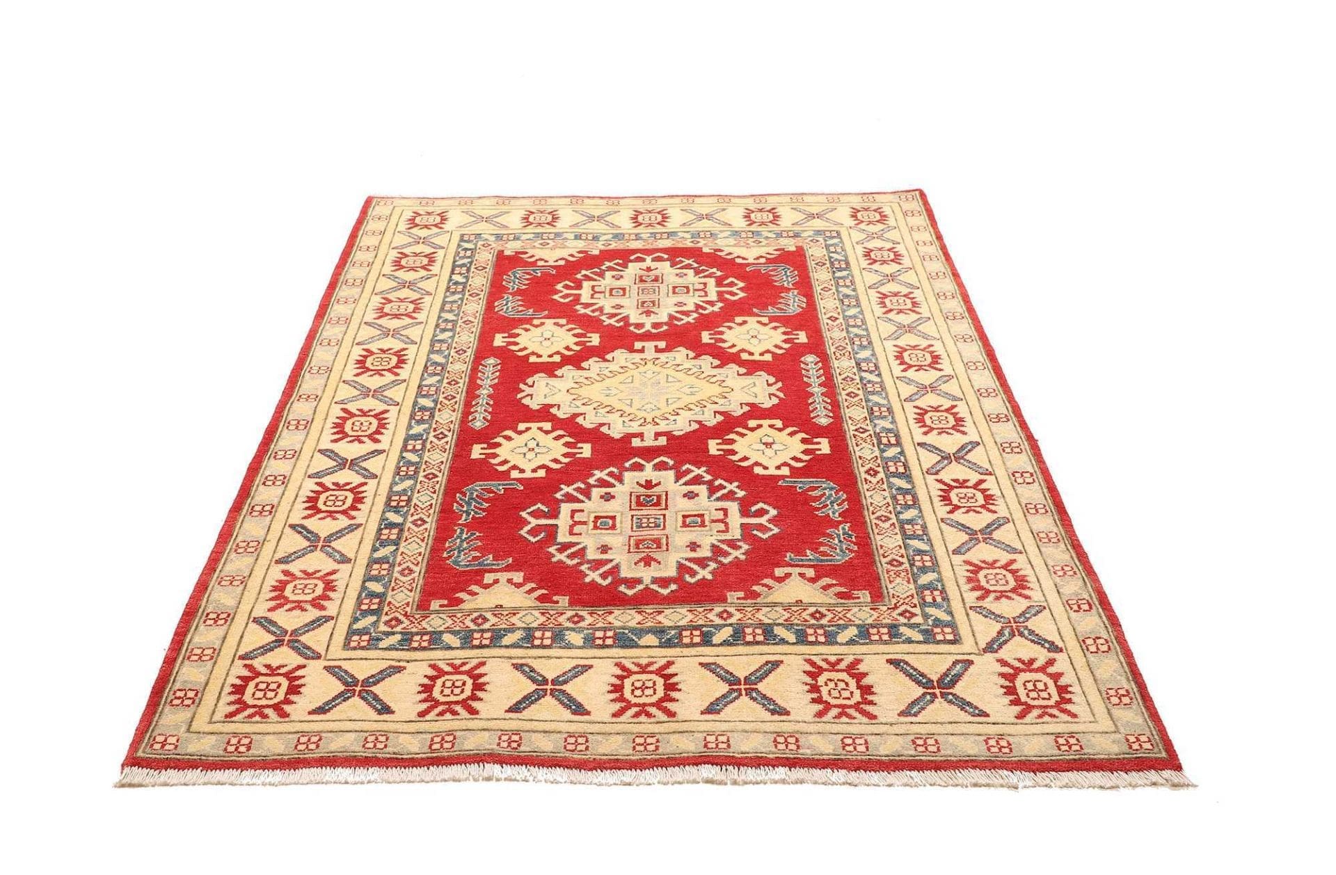 Kazak Orientteppich aus Pakistan, 133 × 181 cm