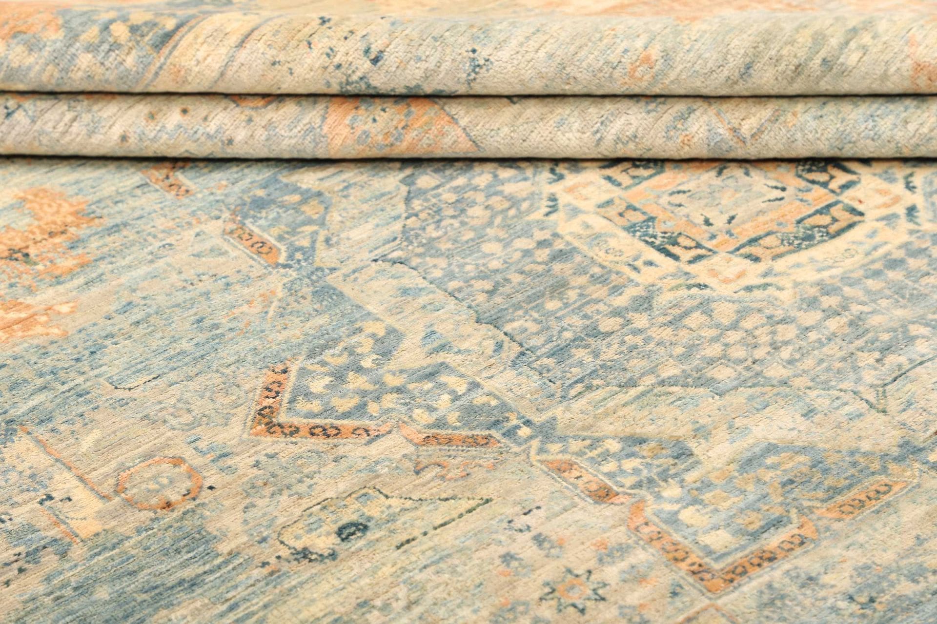 Mamluk Orientteppich 153 × 202 cm aus Wolle, handgeknüpft