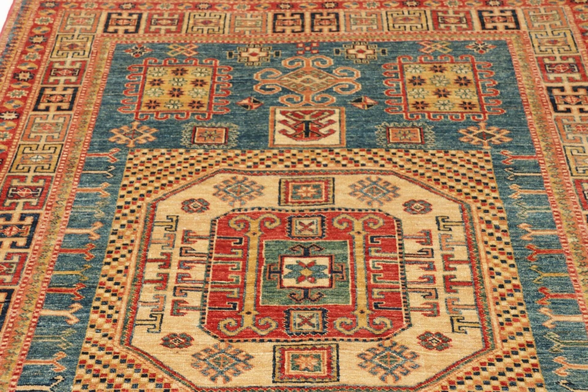 Handgeknüpfter Kazak Orientteppich, 146 × 195 cm, Wolle