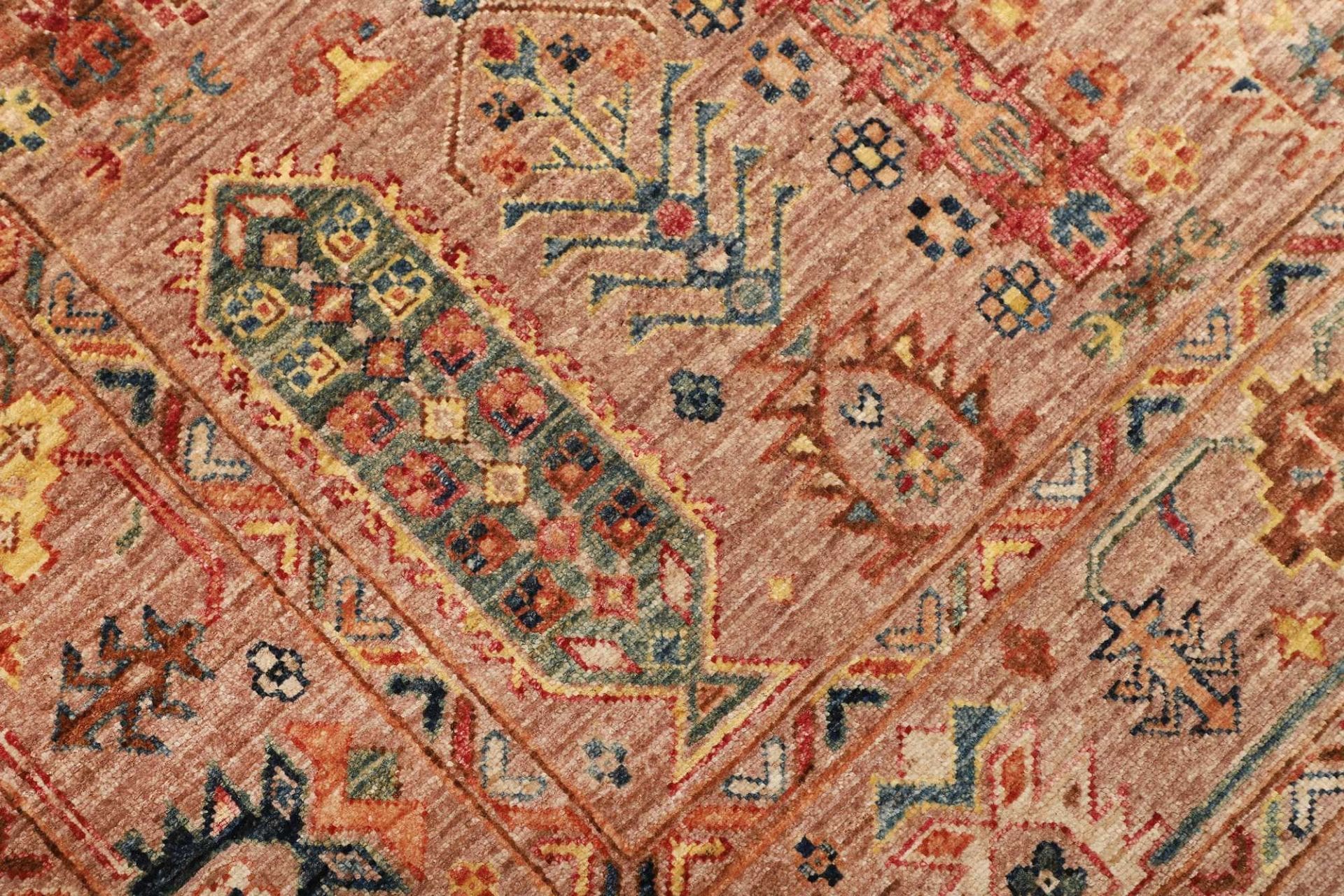 Samarkand Orientteppich 126 × 188 cm aus Wolle, handgeknüpft