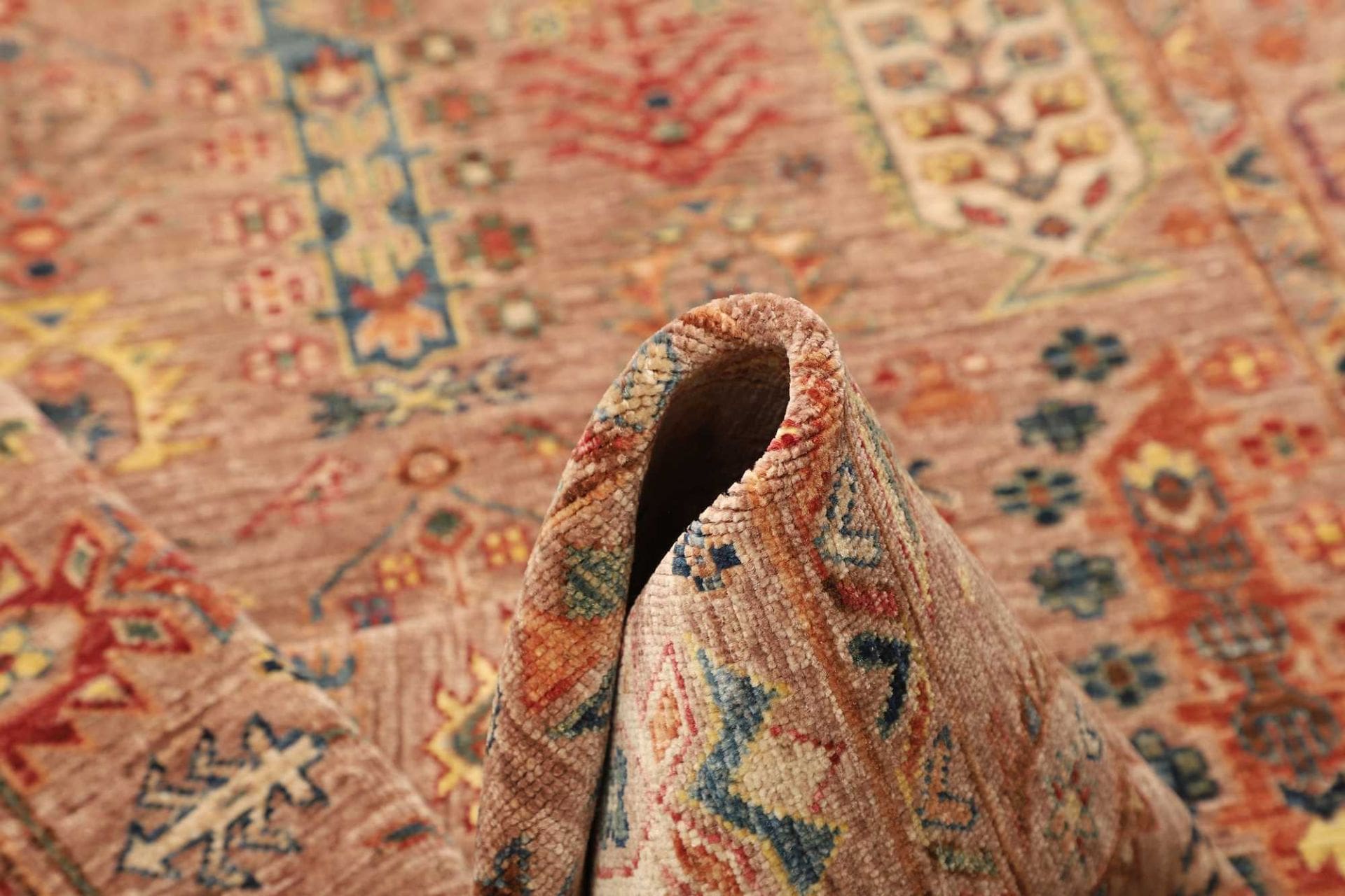 Samarkand Orientteppich 126 × 188 cm aus Wolle, handgeknüpft