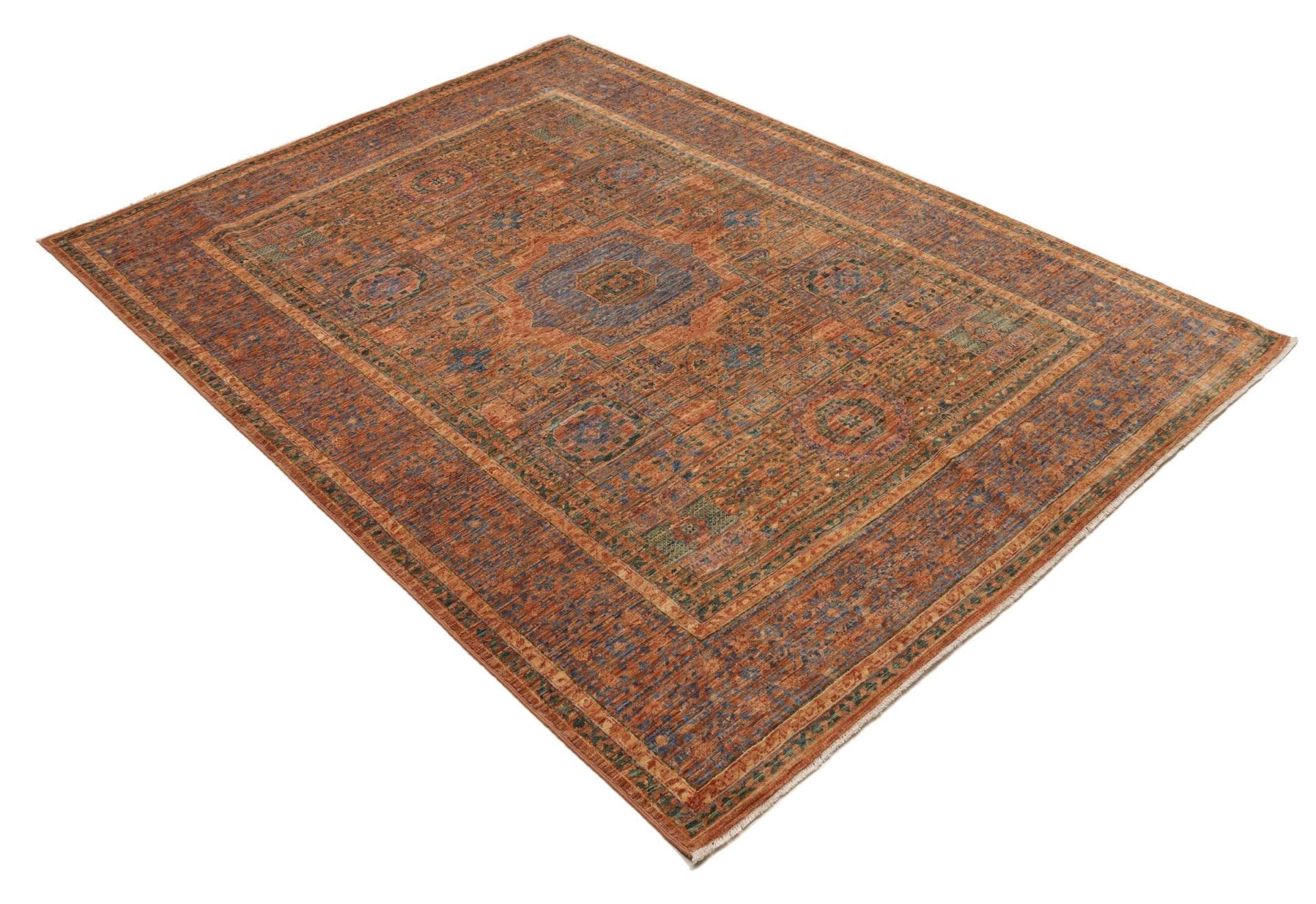 Mamluk Orientteppich 149 × 200 cm aus Wolle, handgeknüpft