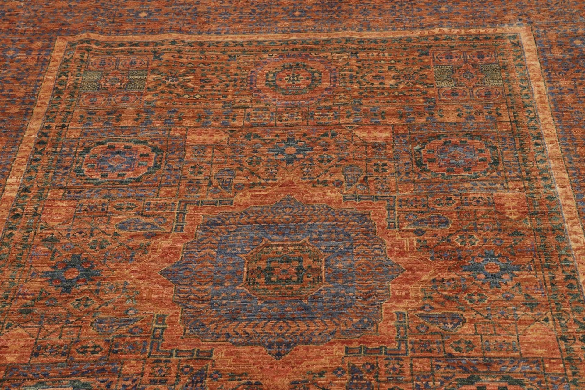 Mamluk Orientteppich 149 × 200 cm aus Wolle, handgeknüpft