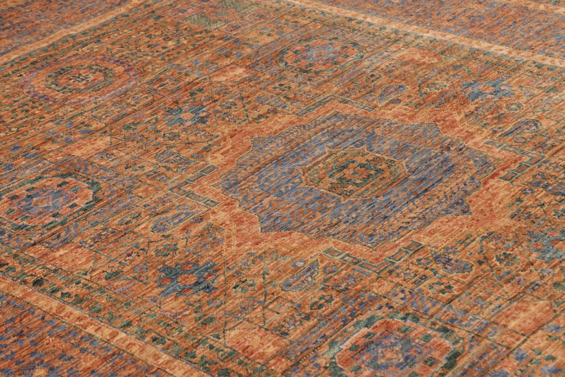Mamluk Orientteppich 149 × 200 cm aus Wolle, handgeknüpft