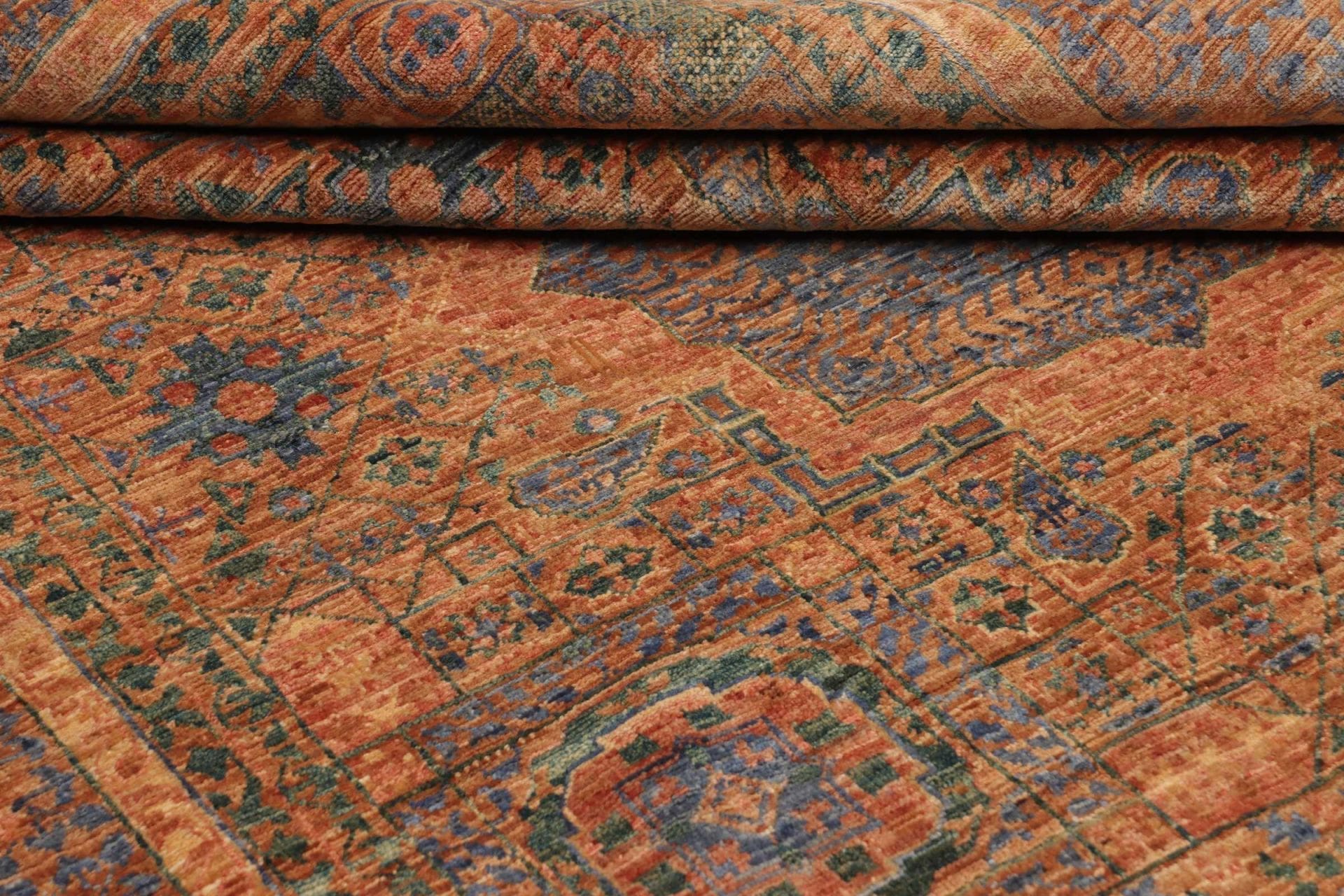Mamluk Orientteppich 149 × 200 cm aus Wolle, handgeknüpft