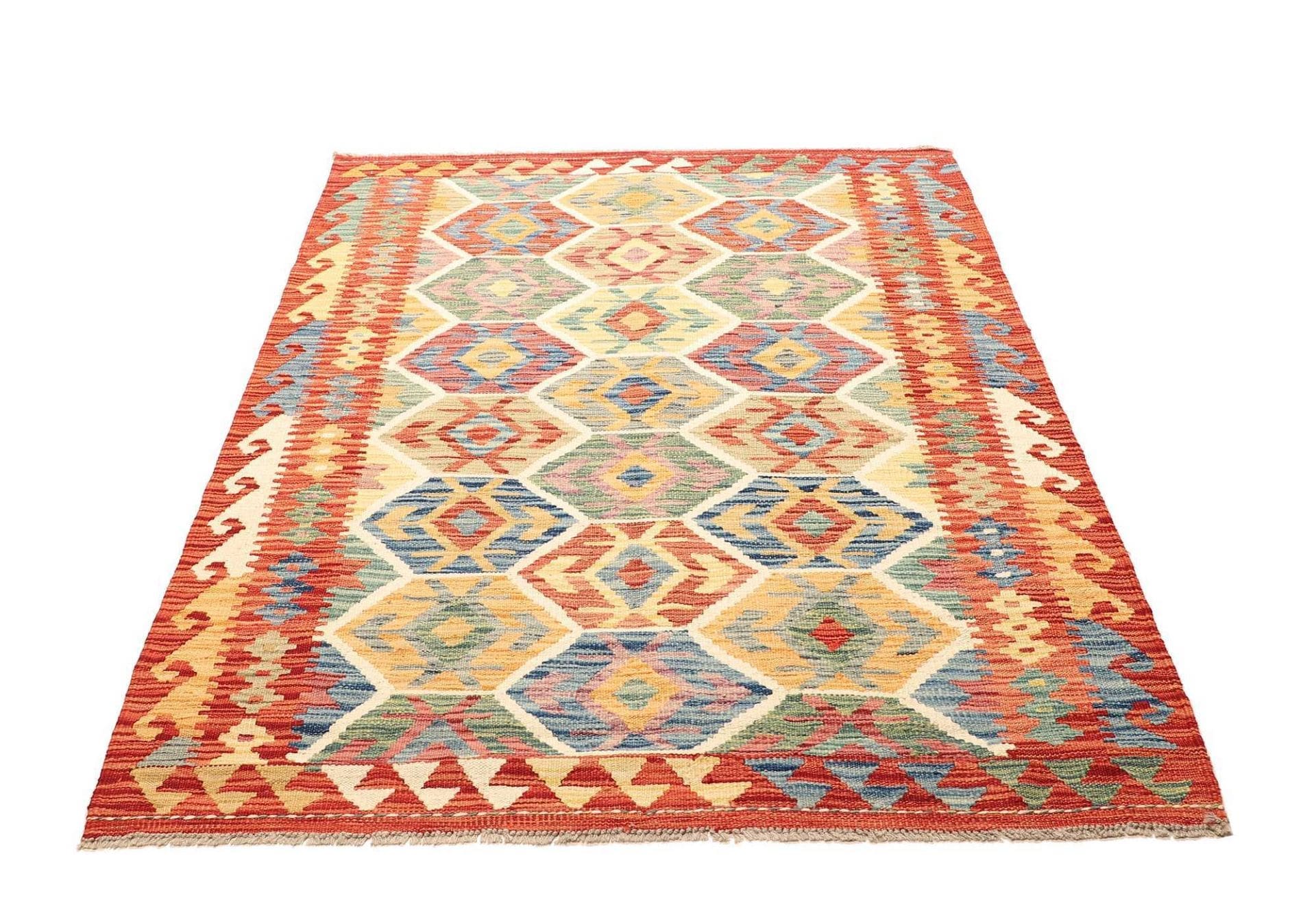 Handgewebter Kelim, 131 × 176 cm, Wolle