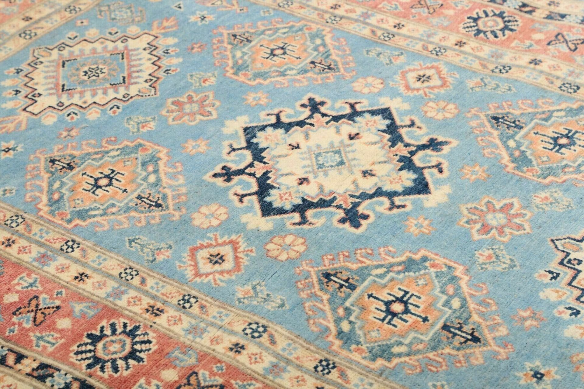 Handgeknüpfter Kazak Orientteppich, 123 × 176 cm, Wolle