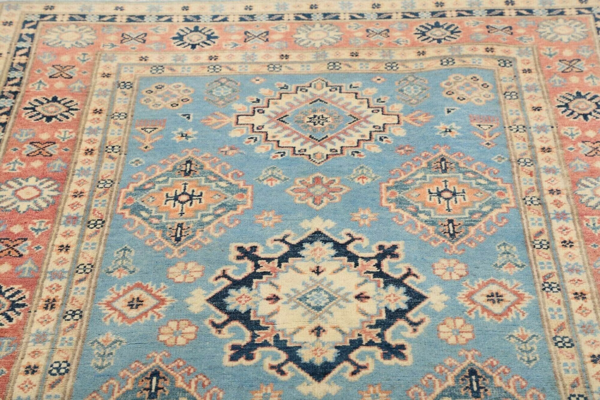Handgeknüpfter Kazak Orientteppich, 123 × 176 cm, Wolle