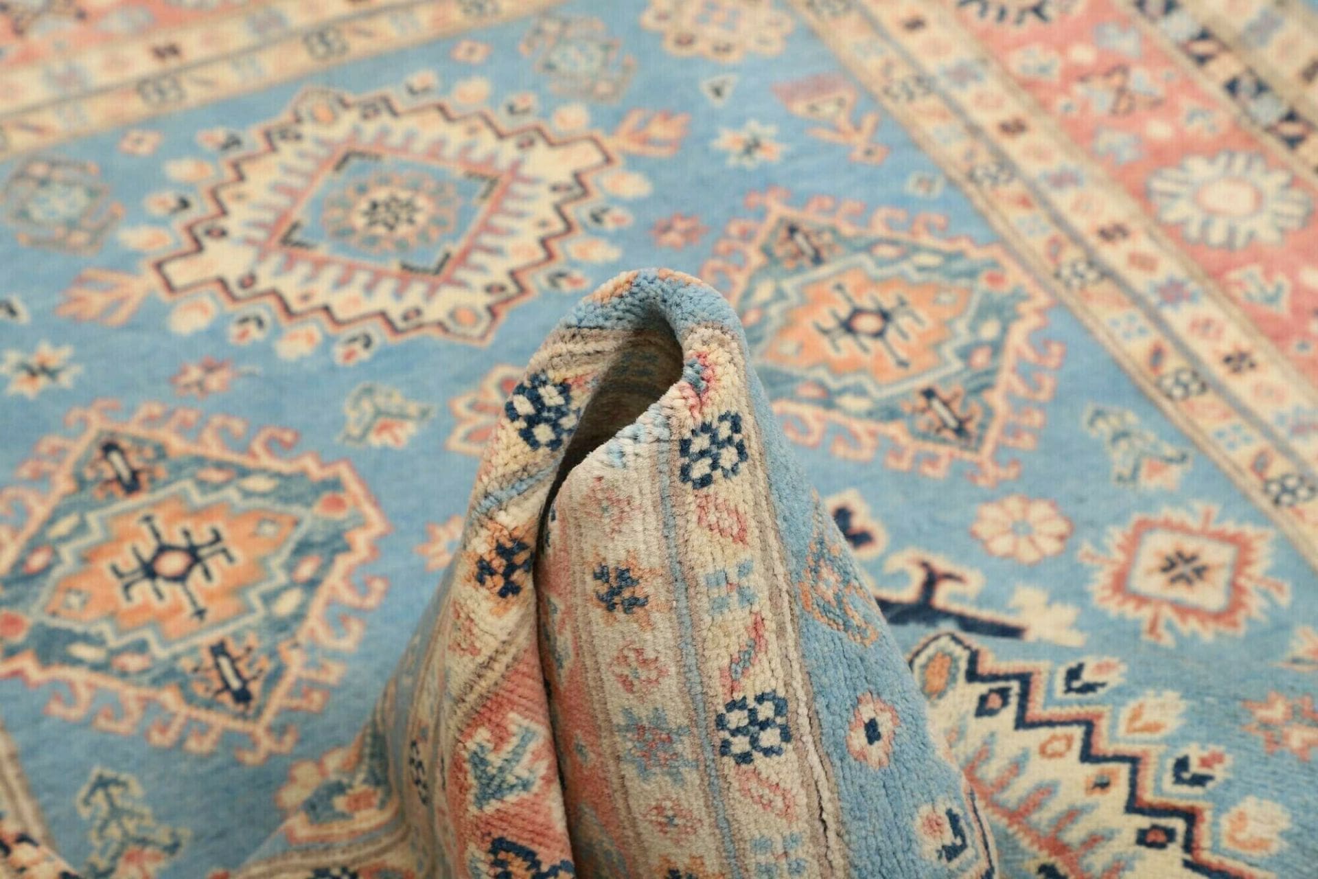Handgeknüpfter Kazak Orientteppich, 123 × 176 cm, Wolle