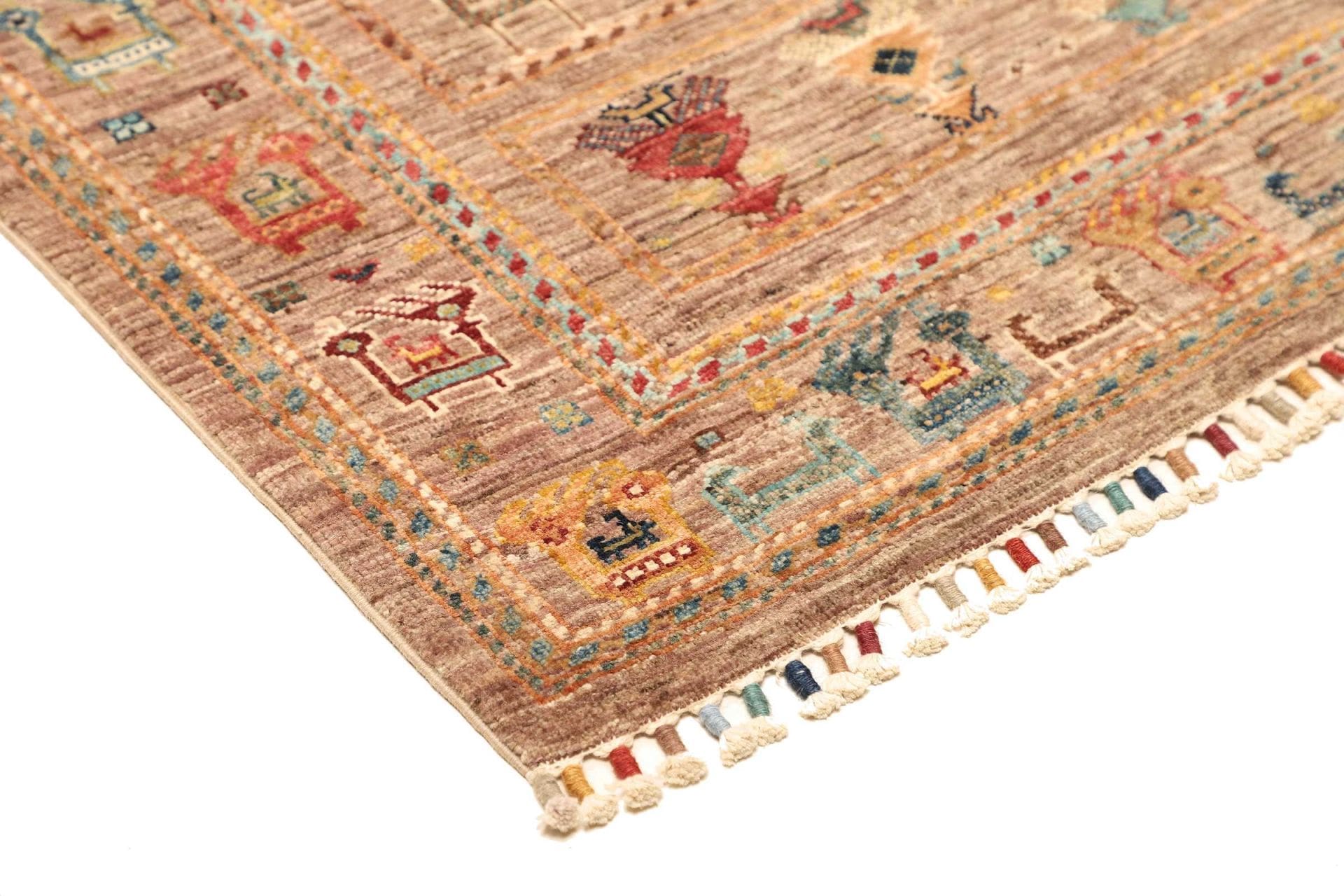 Handgeknüpfter Samarkand Orientteppich 125 × 193 cm