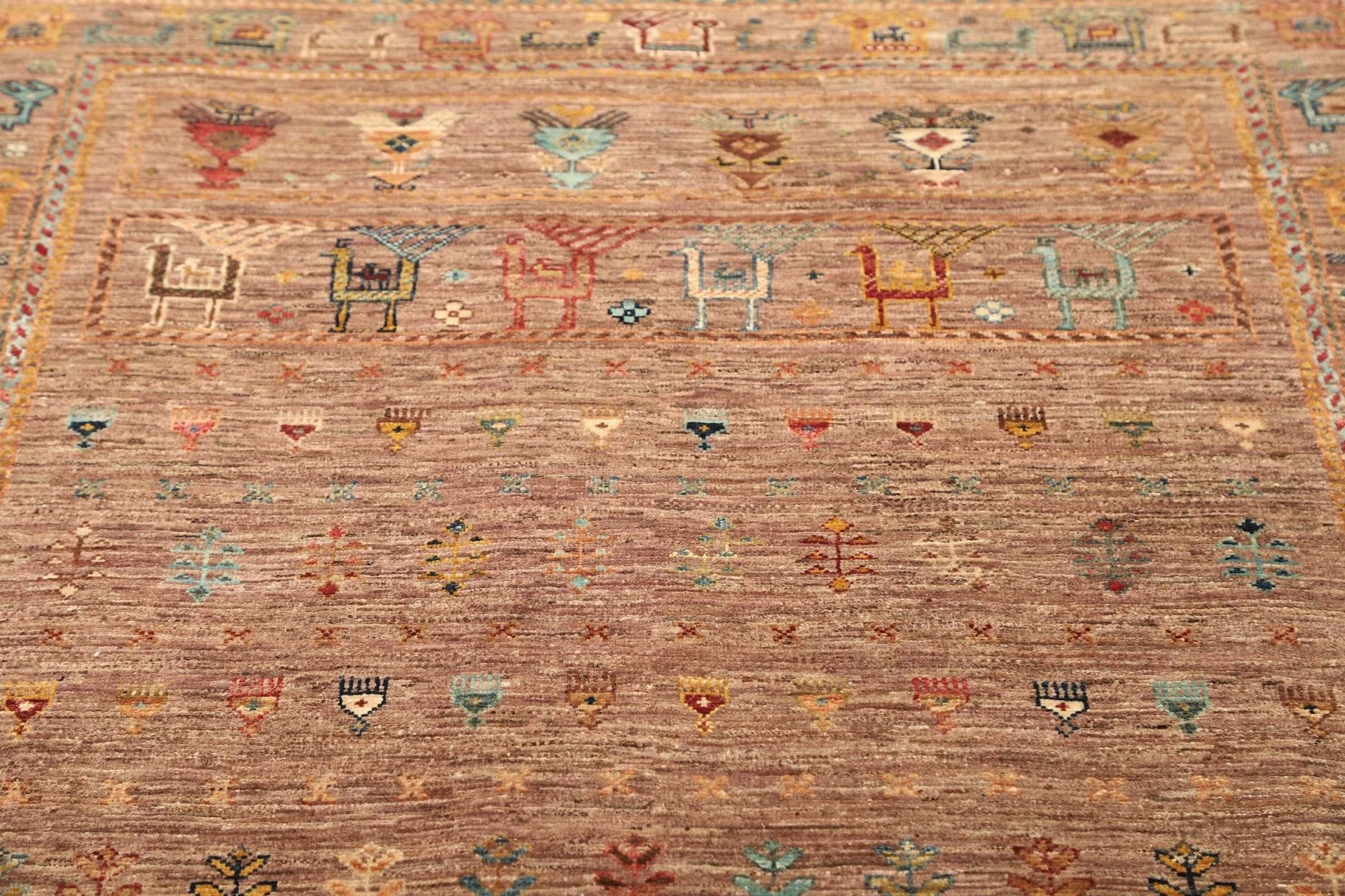 Handgeknüpfter Samarkand Orientteppich 125 × 193 cm