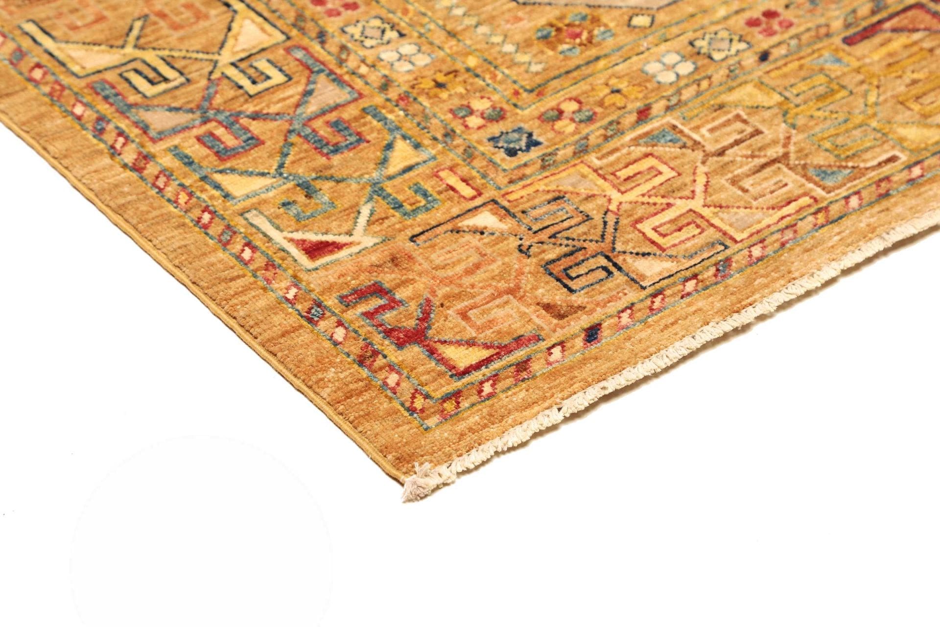Handgeknüpfter Samarkand Orientteppich, 155 × 198 cm, Wolle