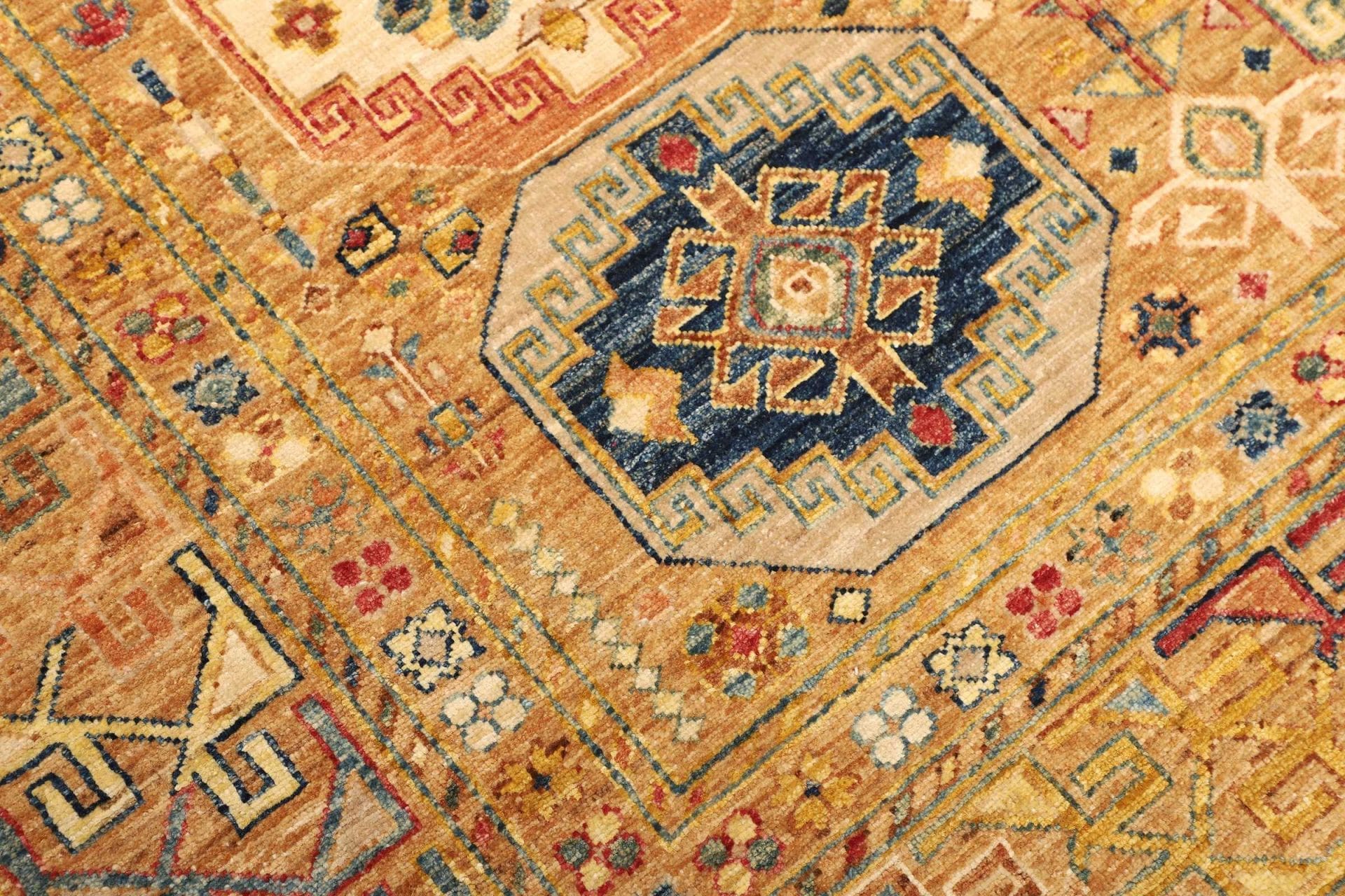 Handgeknüpfter Samarkand Orientteppich, 155 × 198 cm, Wolle