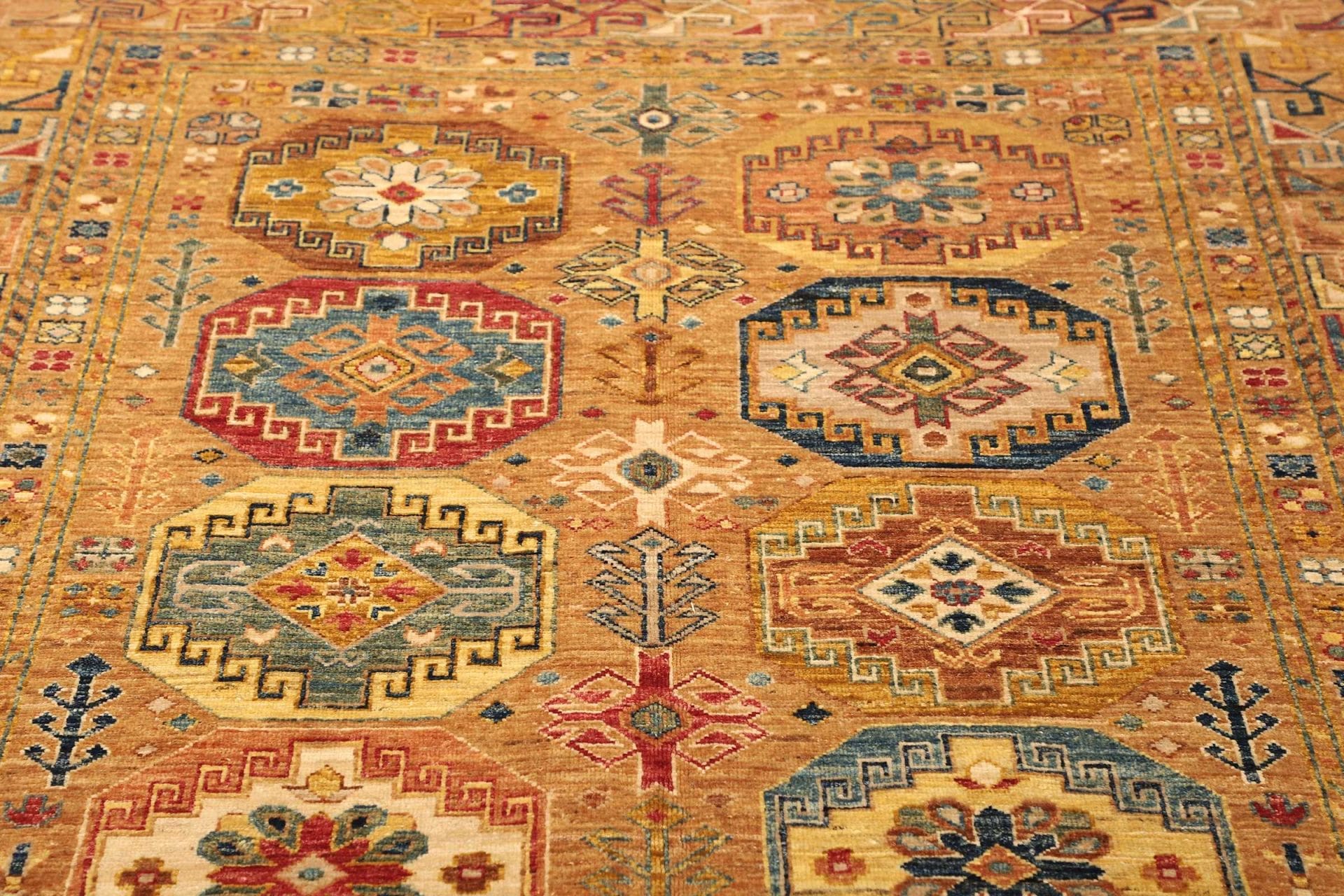 Handgeknüpfter Samarkand Orientteppich, 155 × 198 cm, Wolle