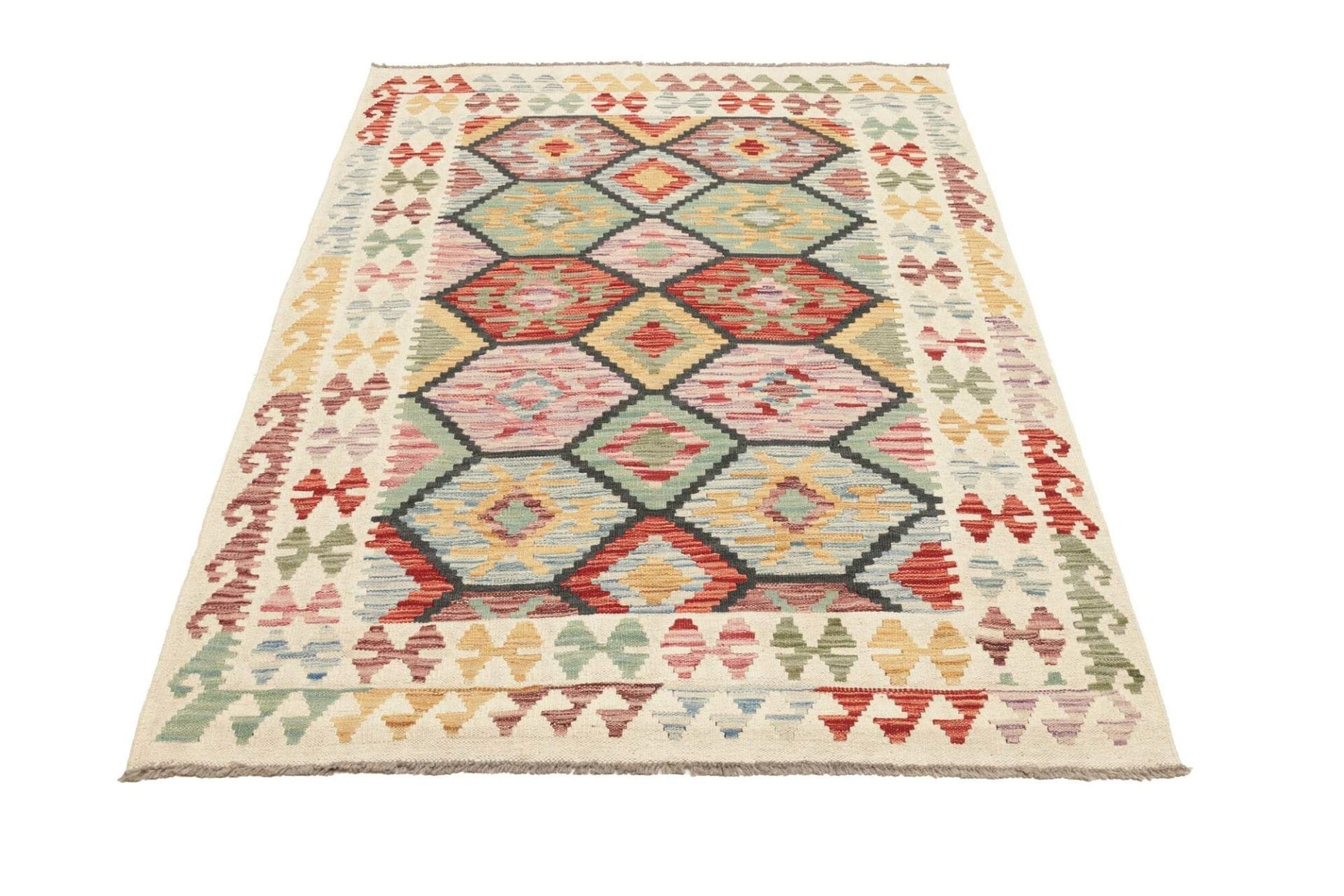 Handgewebter Kelim, 132 × 181 cm, Wolle