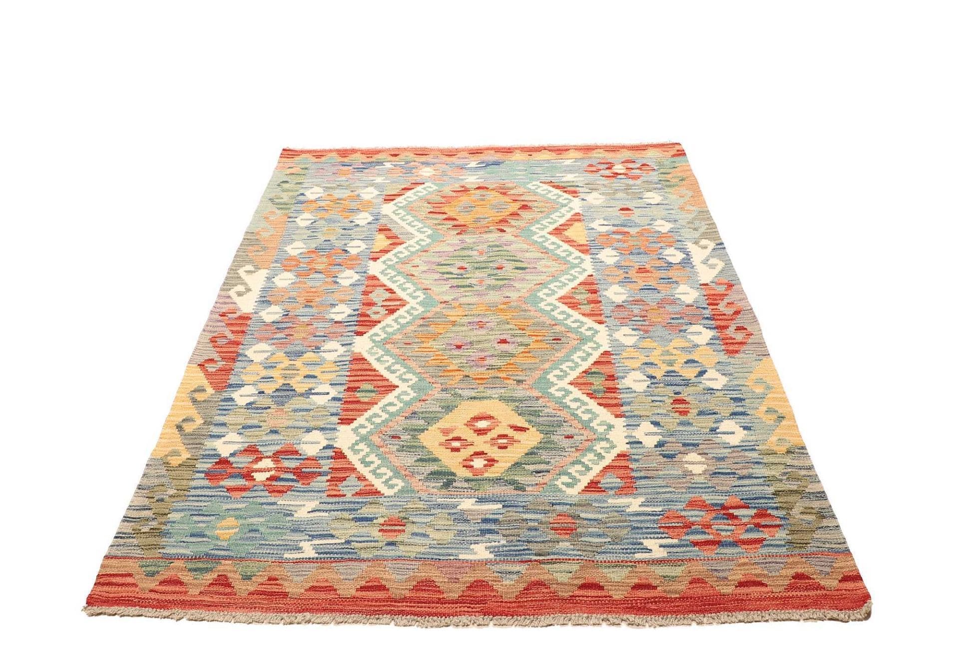 Handgewebter Kelim, 136 × 182 cm, Wolle