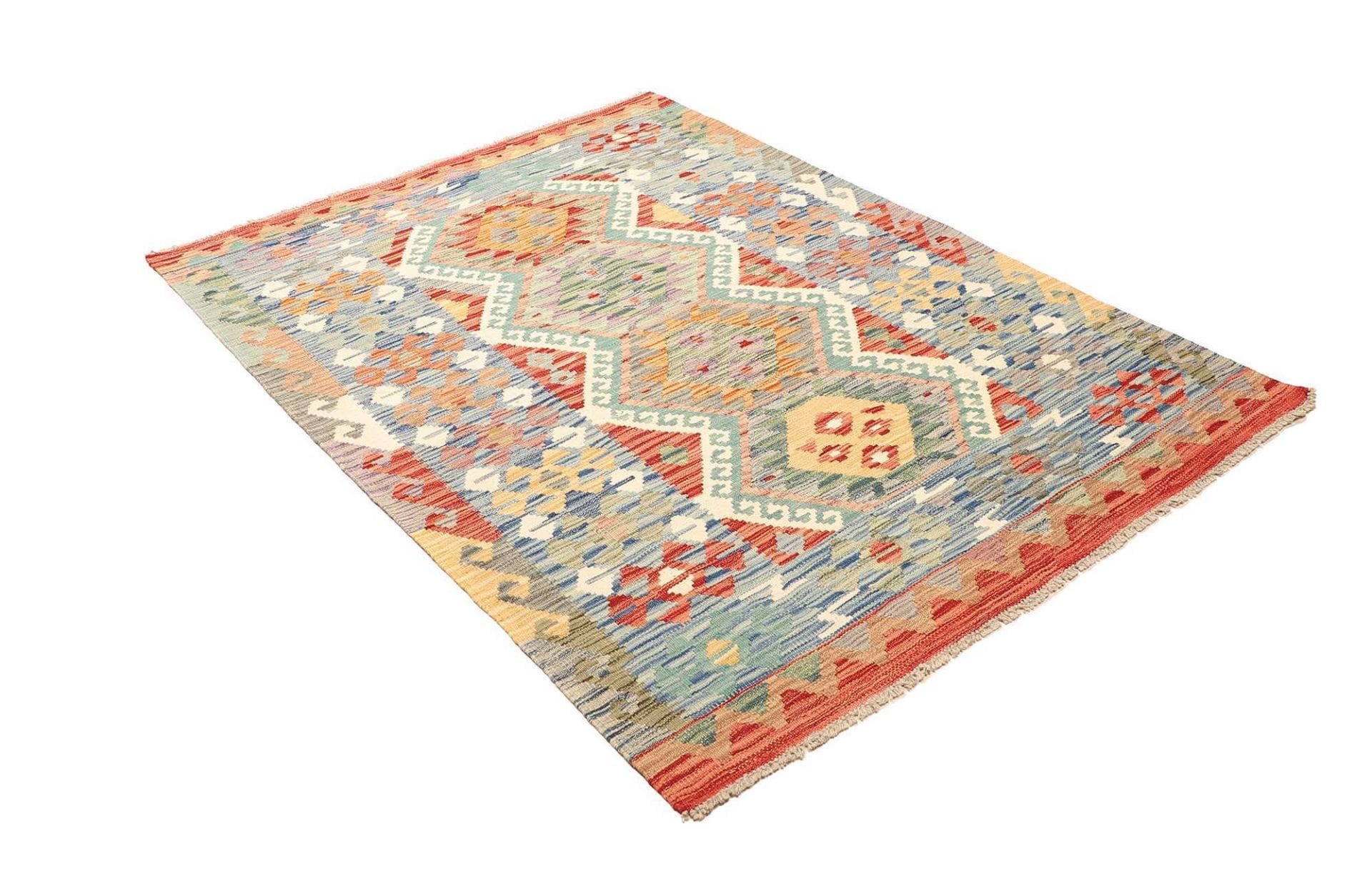 Handgewebter Kelim, 136 × 182 cm, Wolle
