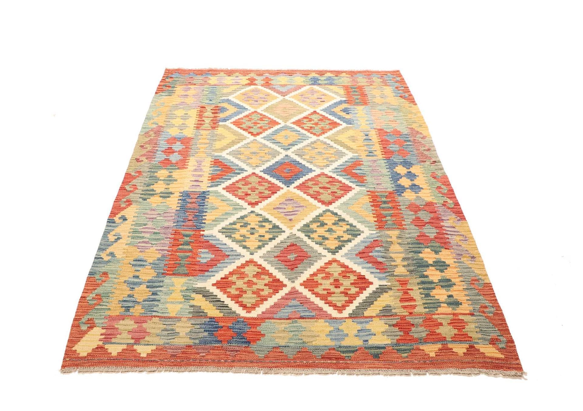 Handgewebter Kelim, 154 × 200 cm, Wolle