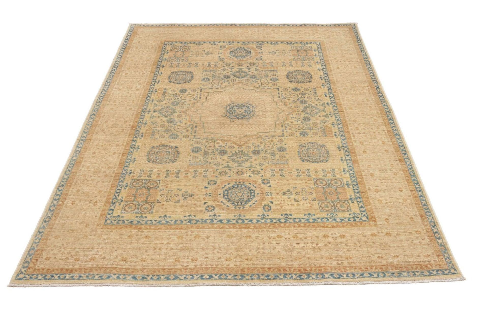 Mamluk Orientteppich aus Pakistan, 148 × 196 cm