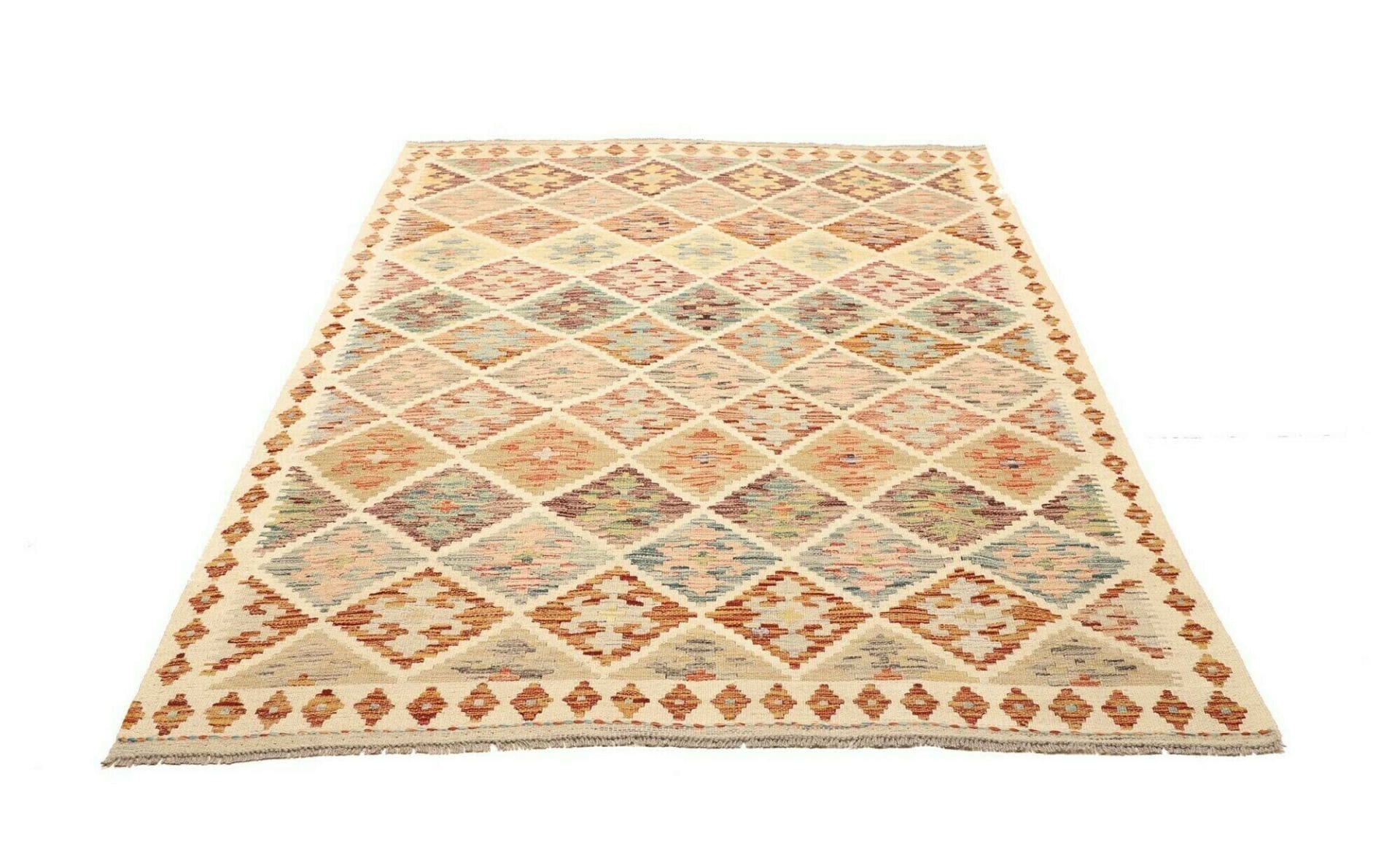 Handgewebter Kelim, 151 × 196 cm, Wolle