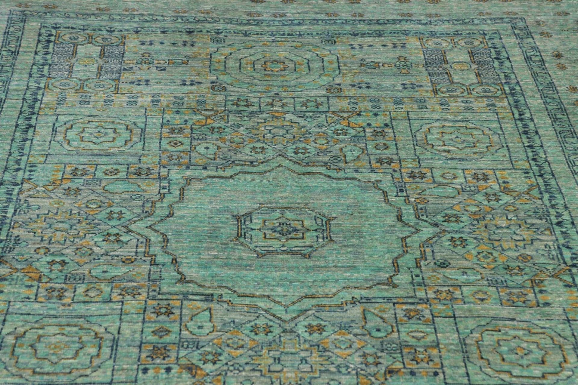 Mamluk Orientteppich 131 × 178 cm aus Wolle, handgeknüpft