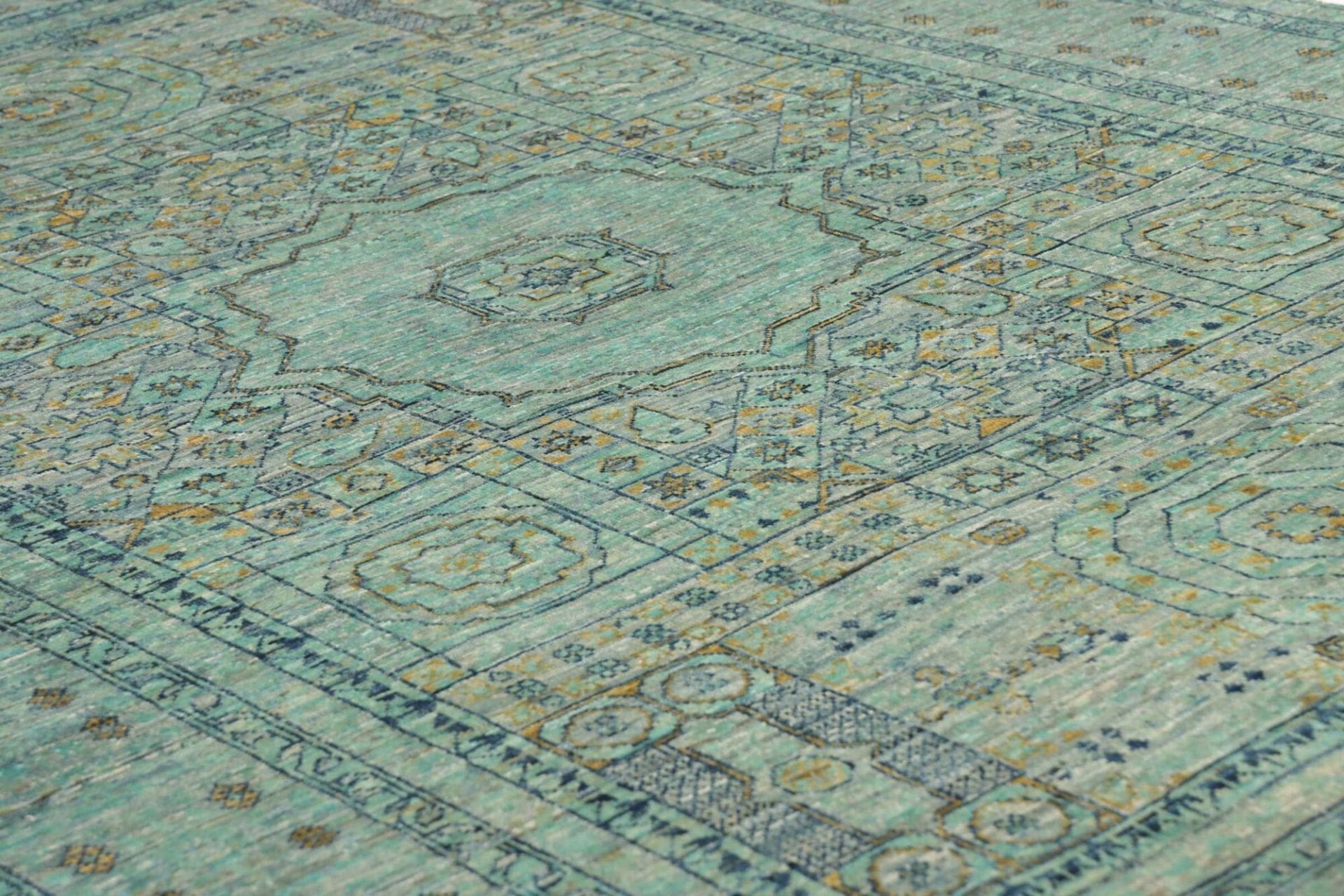 Mamluk Orientteppich 131 × 178 cm aus Wolle, handgeknüpft