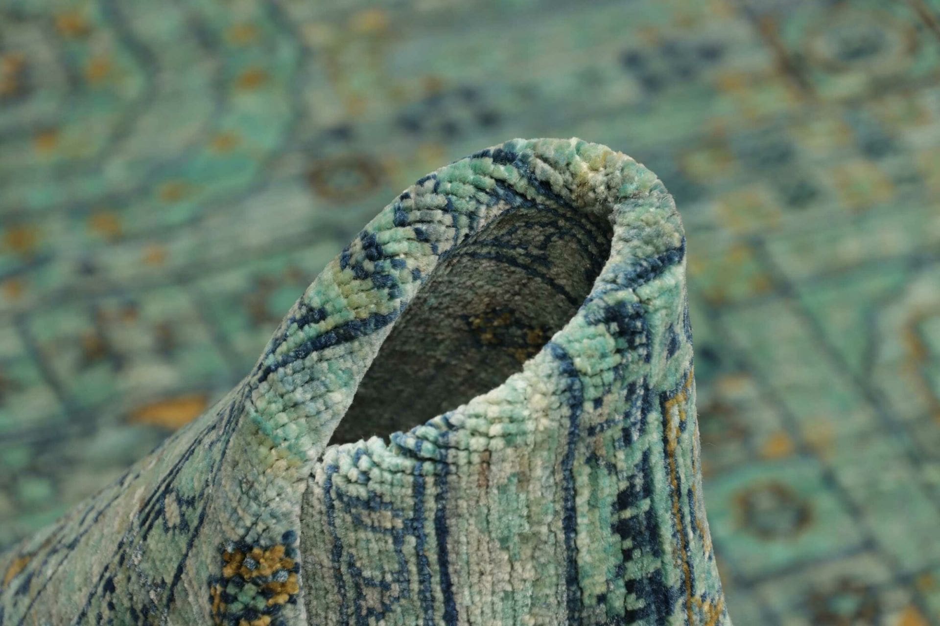 Mamluk Orientteppich 131 × 178 cm aus Wolle, handgeknüpft