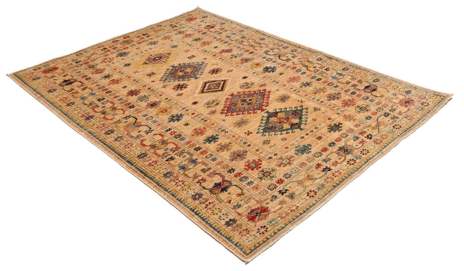 Handgeknüpfter Kazak Orientteppich 153 × 209 cm