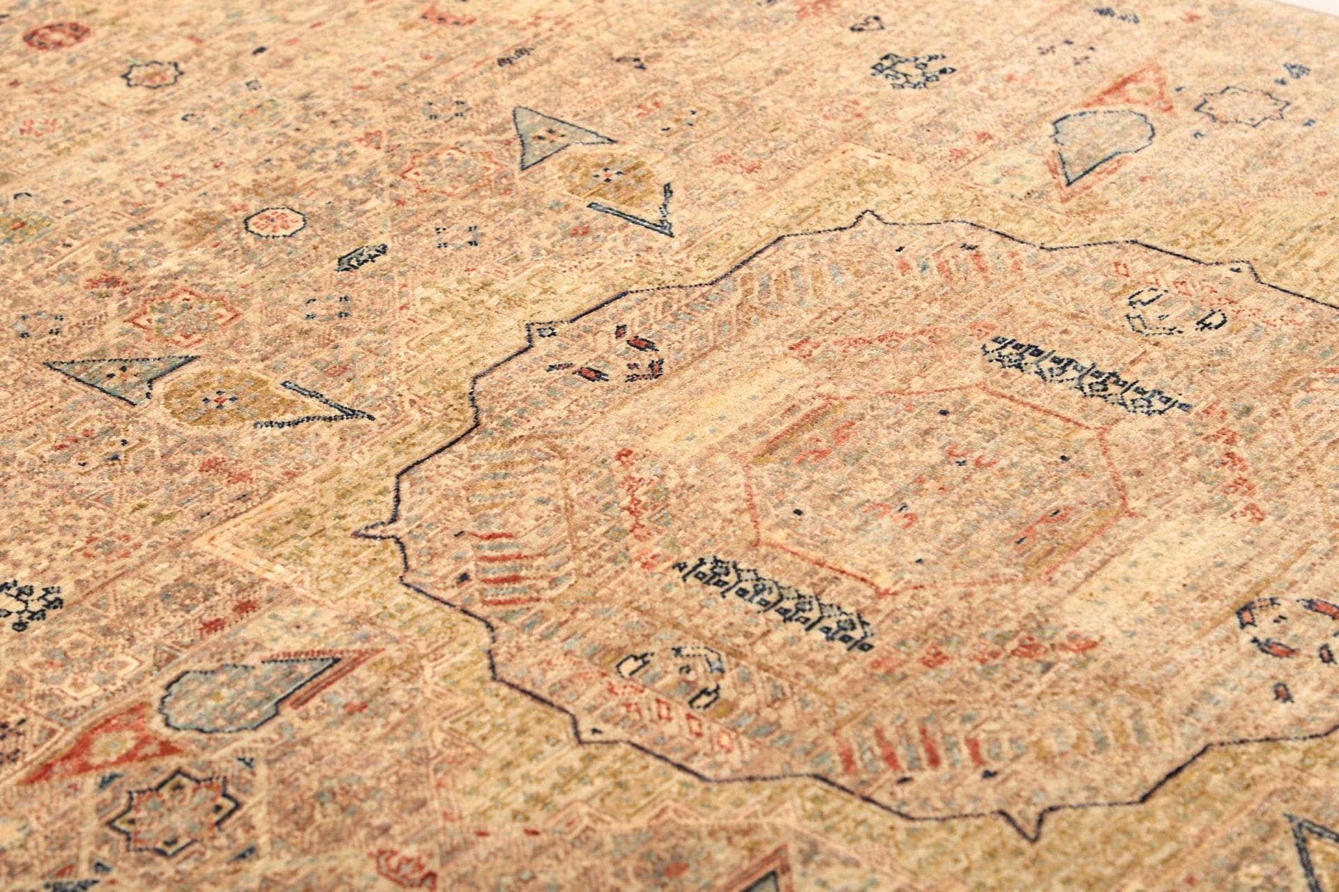 Mamluk Orientteppich 129 × 188 cm aus Wolle, handgeknüpft